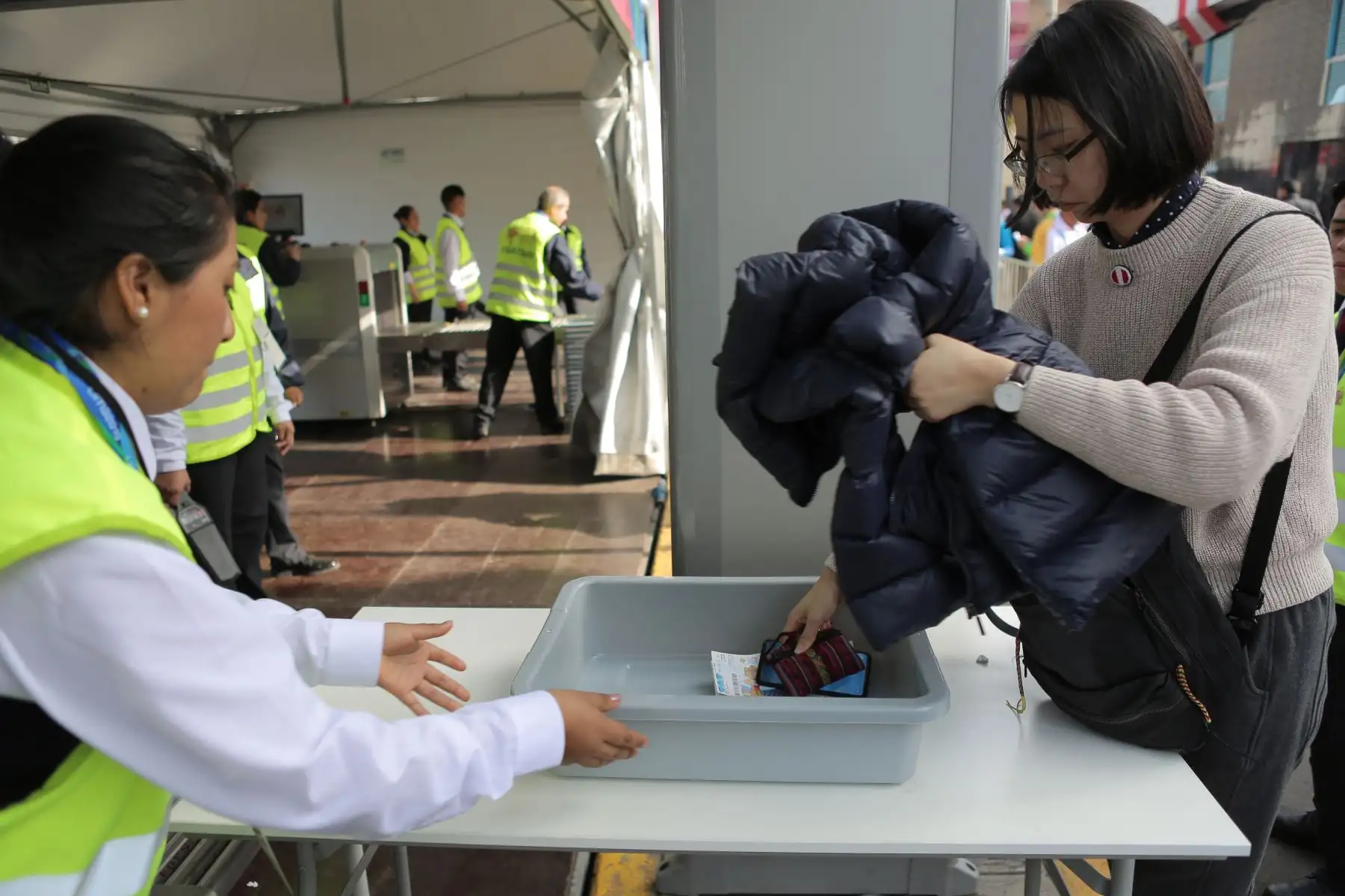 Imágenes previas a la ceremonia de inauguración de los Panamericanos Lima 2019 en los alrededores del Estadio Nacional.
Foto: ANDINA/David Huamaní