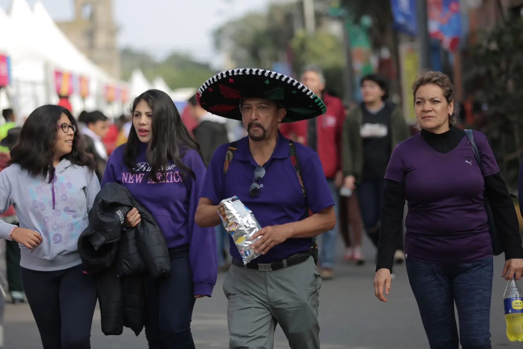 Imágenes previas a la ceremonia de inauguración de los Panamericanos Lima 2019 en los alrededores del Estadio Nacional.
Foto: ANDINA/David Huamaní