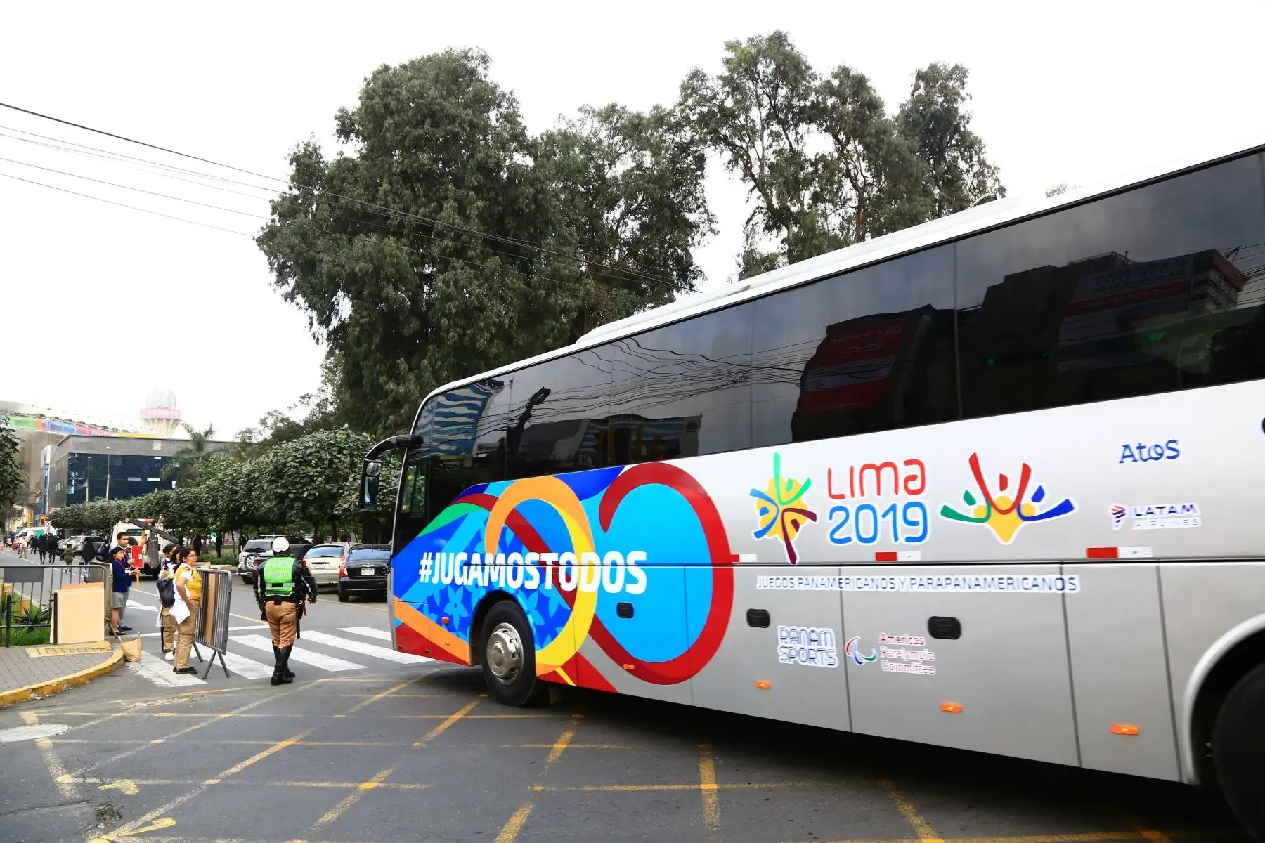 Lima 2019: La fiesta del deporte se vive en los alrededores del Estadio Nacional.
Foto: ANDINA/Pedro Cardenas