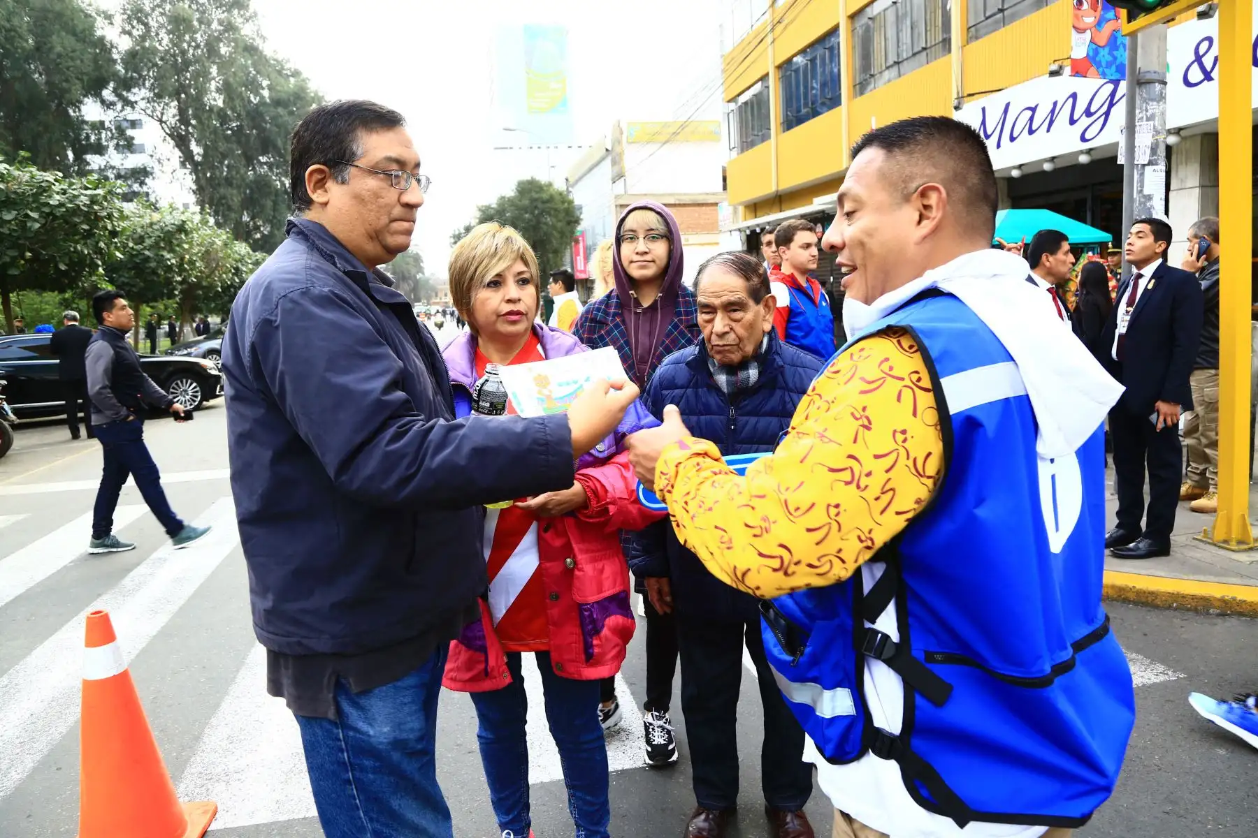 Lima 2019: La fiesta del deporte se vive en los alrededores del Estadio Nacional.
Foto: ANDINA/Pedro Cardenas