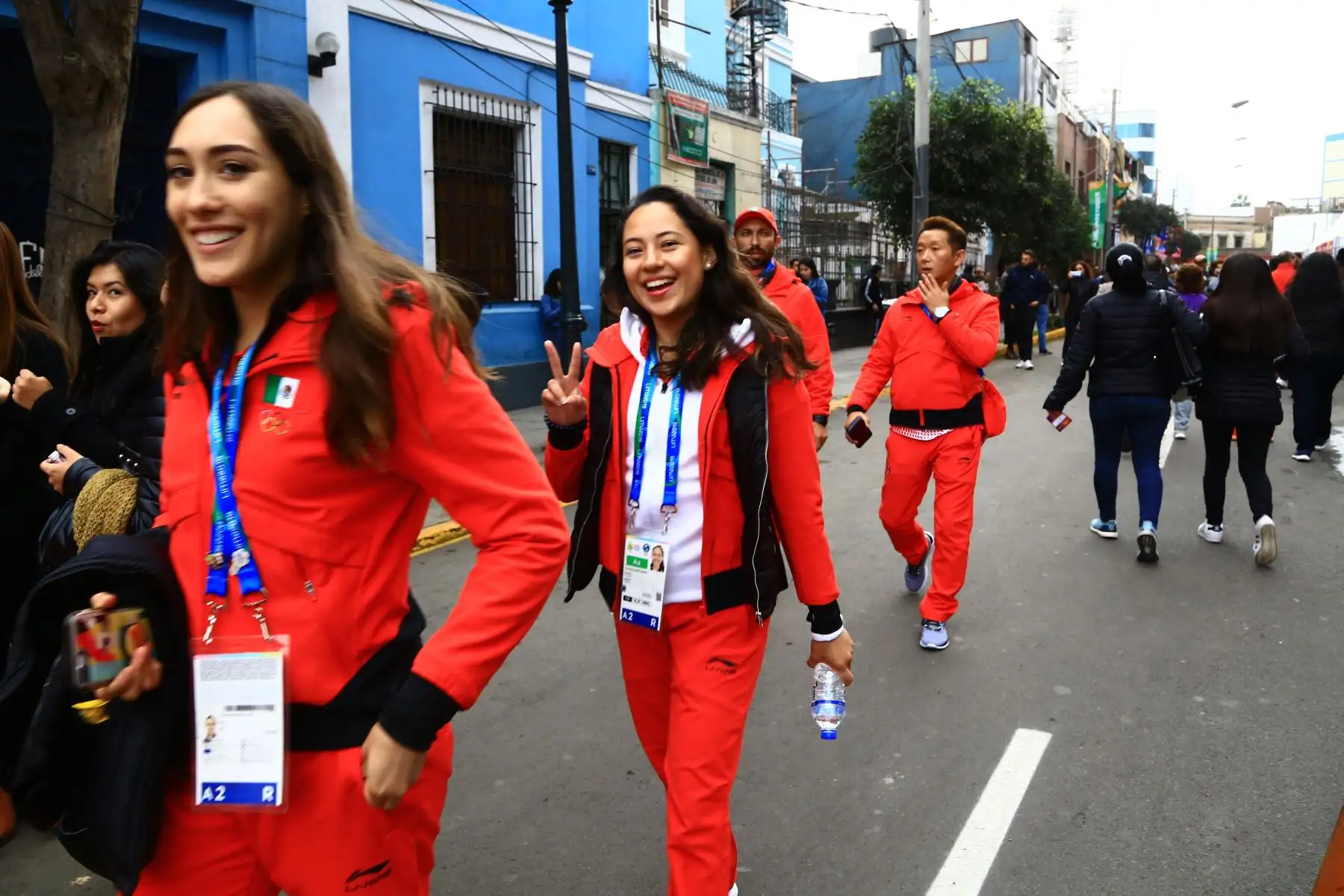 Lima 2019: La fiesta del deporte se vive en los alrededores del Estadio Nacional.
Foto: ANDINA/Pedro Cardenas