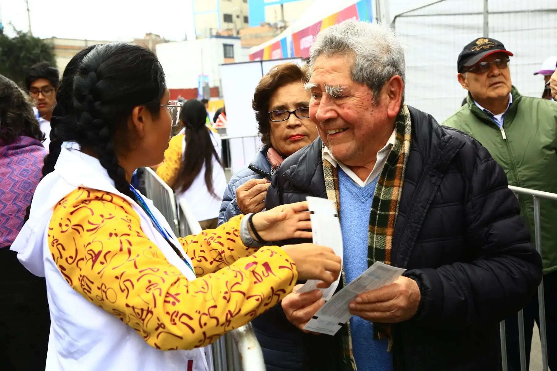 Lima 2019: La fiesta del deporte se vive en los alrededores del Estadio Nacional.
Foto: ANDINA/Pedro Cardenas
