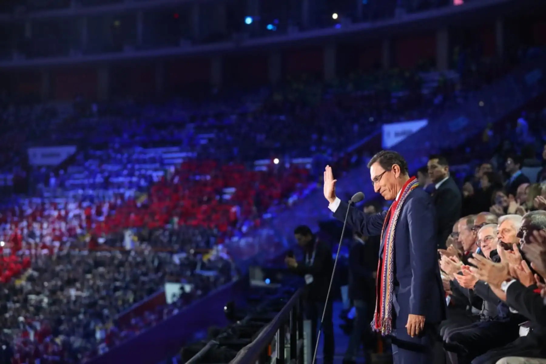 Presidente de la República, Martín Vizcarra inauguró  los Juegos Panamericanos Lima 2019.
Foto: ANDINA/Prensa Presidencia.