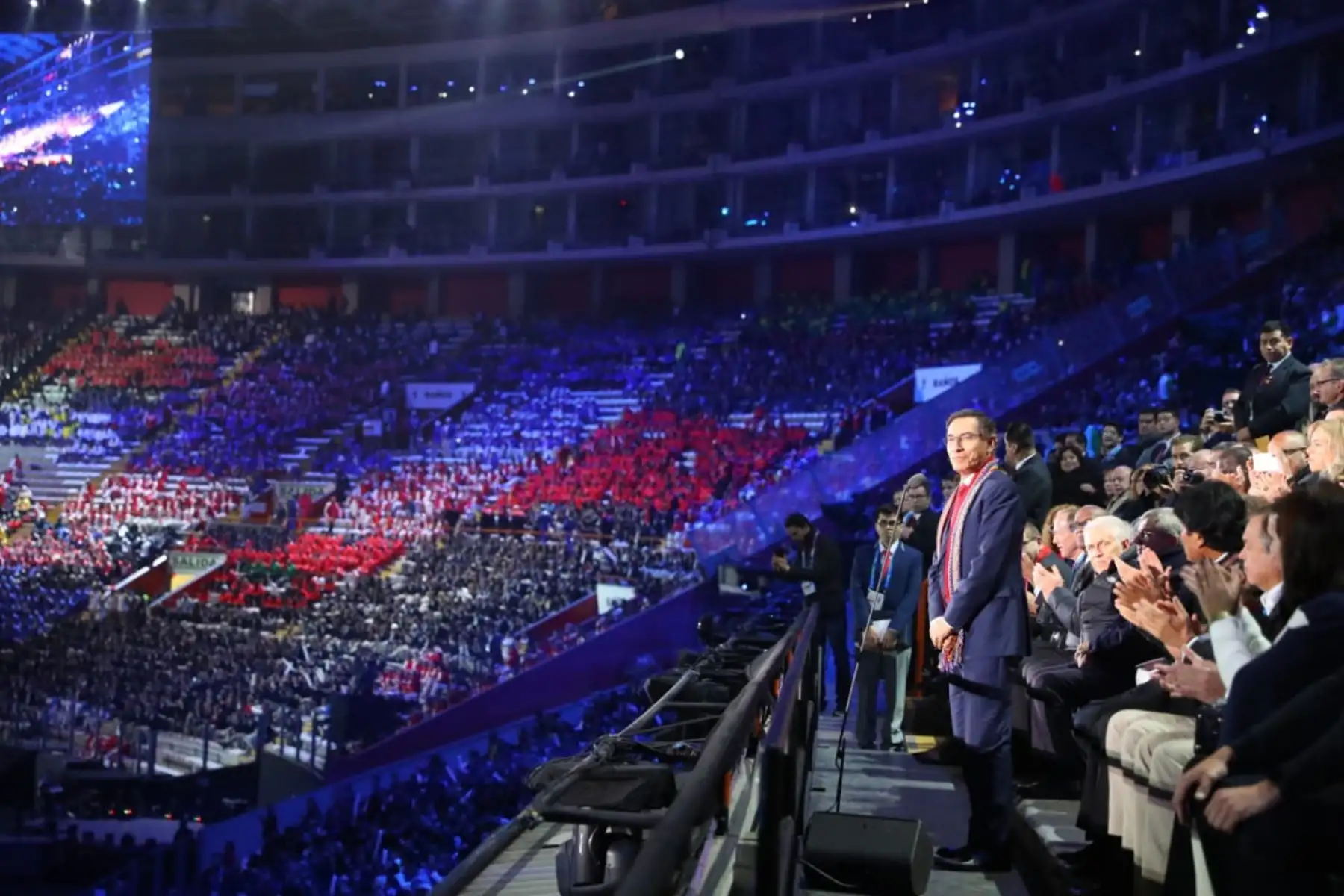 Presidente de la República, Martín Vizcarra inauguró  los Juegos Panamericanos Lima 2019.
Foto: ANDINA/Prensa Presidencia.