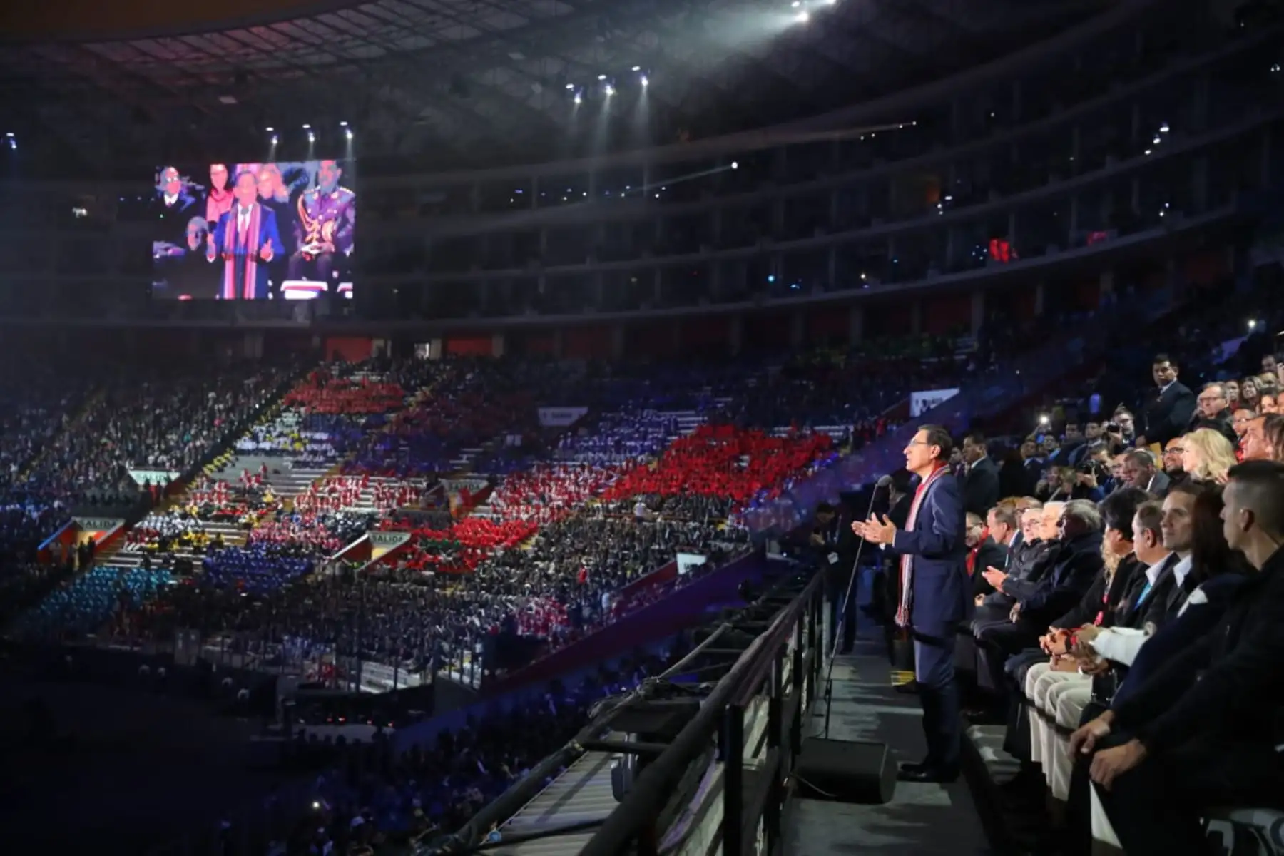 Presidente de la República, Martín Vizcarra inauguró  los Juegos Panamericanos Lima 2019.
Foto: ANDINA/Prensa Presidencia.