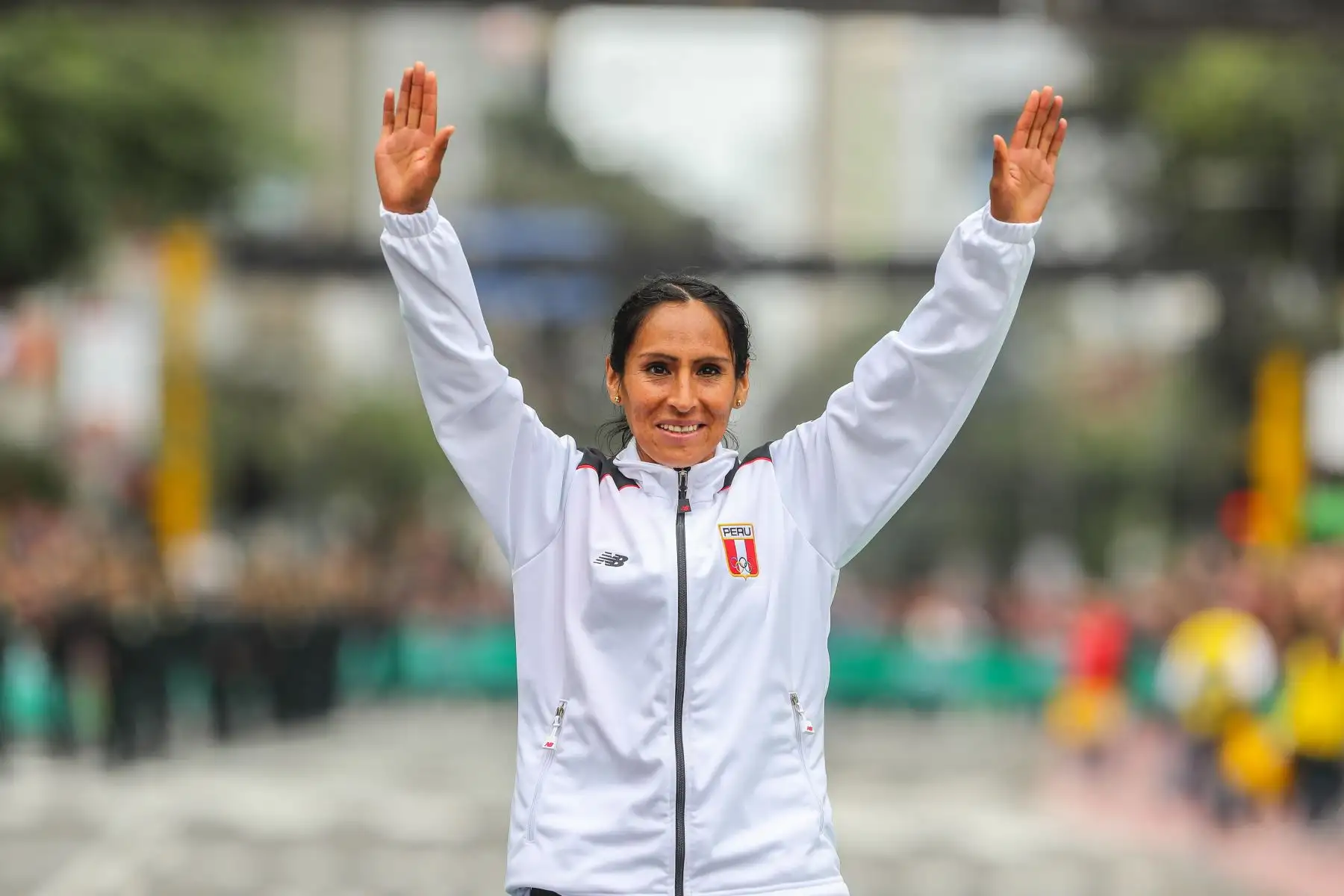 El presidente de la República, Martín Vizcarra, entregó hoy la medalla de oro a los atletas nacionales Gladys Tejeda y Christian Pacheco, campeones panamericanos en la maratón de mujeres y varones respectivamente, en los Juegos Panamericanos Lima 2019. 
Foto: ANDINA/Prensa Presidencia