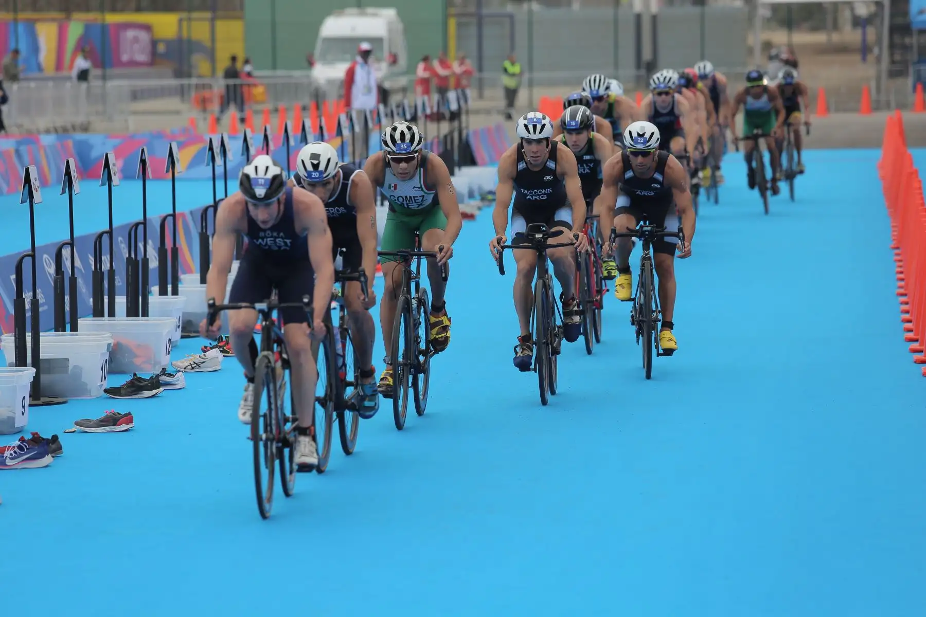 Lima 2019: Imágenes de la competencia de Triatlón en la Costa Verde
Foto: ANDINA/David Huamaní