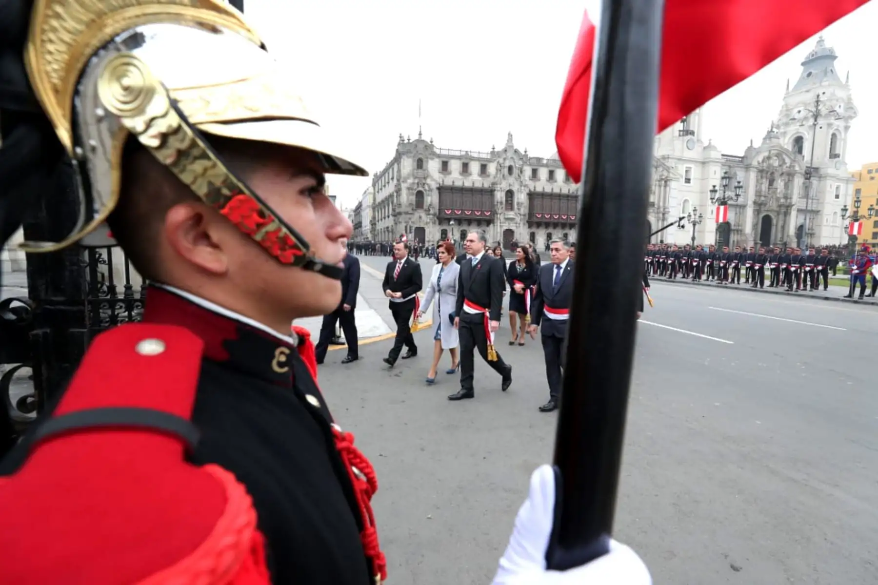 Llegada de ministros de estado al Congreso de la República para escuchar el mensaje presidencial por 28 de Julio. Foto: ANDINA/Prensa Presidencia