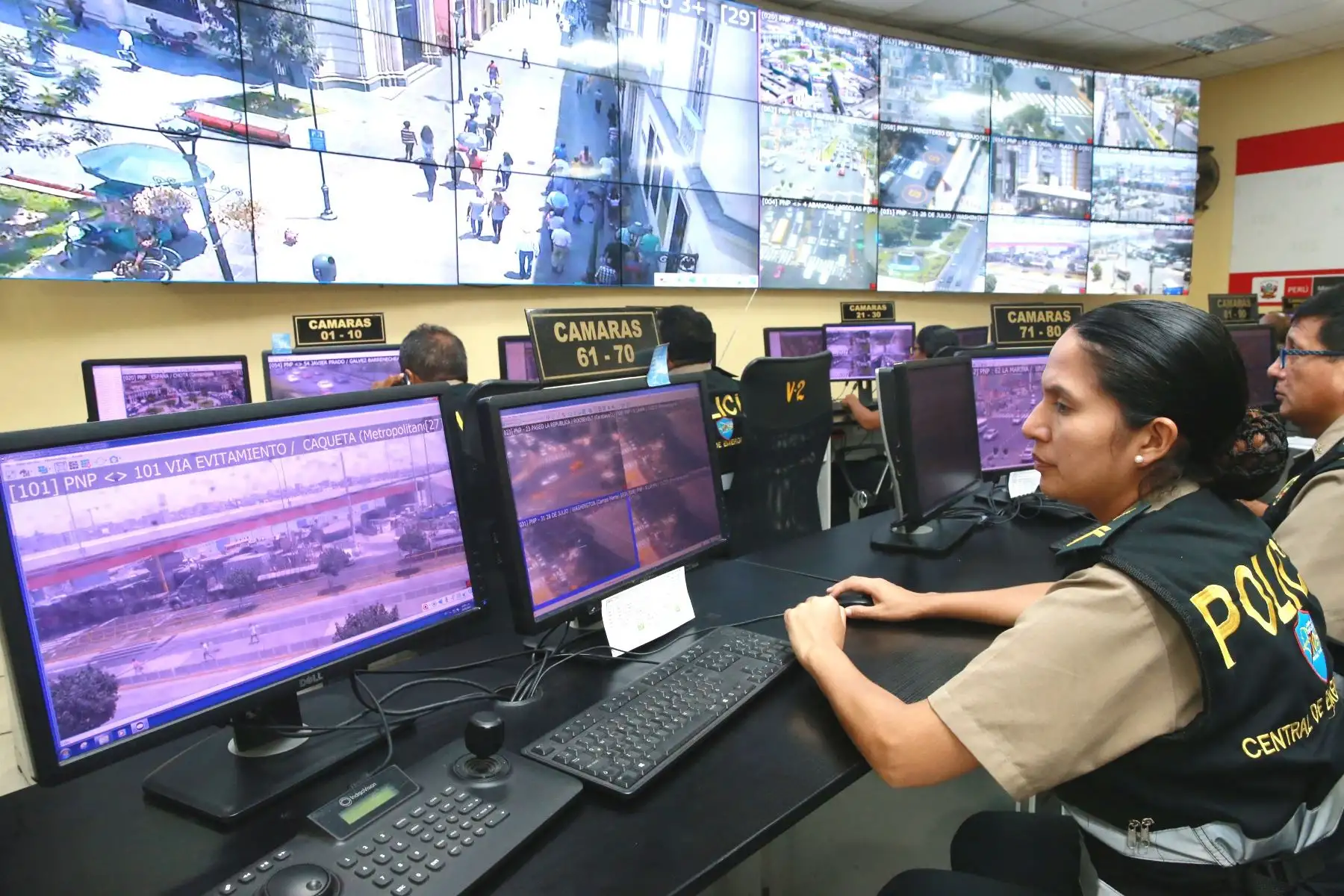 Gobierno impulsará el uso de cámaras de reconocimiento facial en centros comerciales. Foto: ANDINA/difusión.