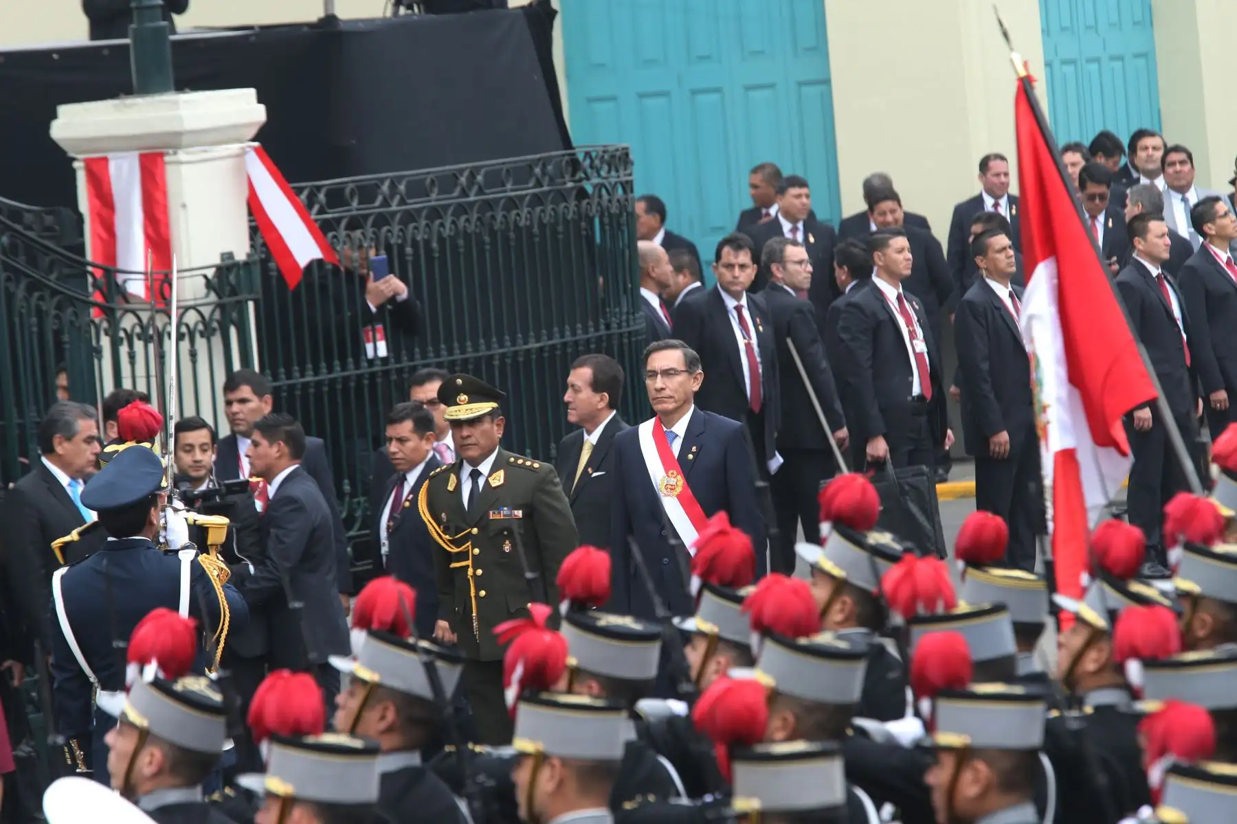 Estampas durante el mensaje del Presidente de la República, Martín Vizcarra.
Foto: ANDINA/Prensa Presidencia