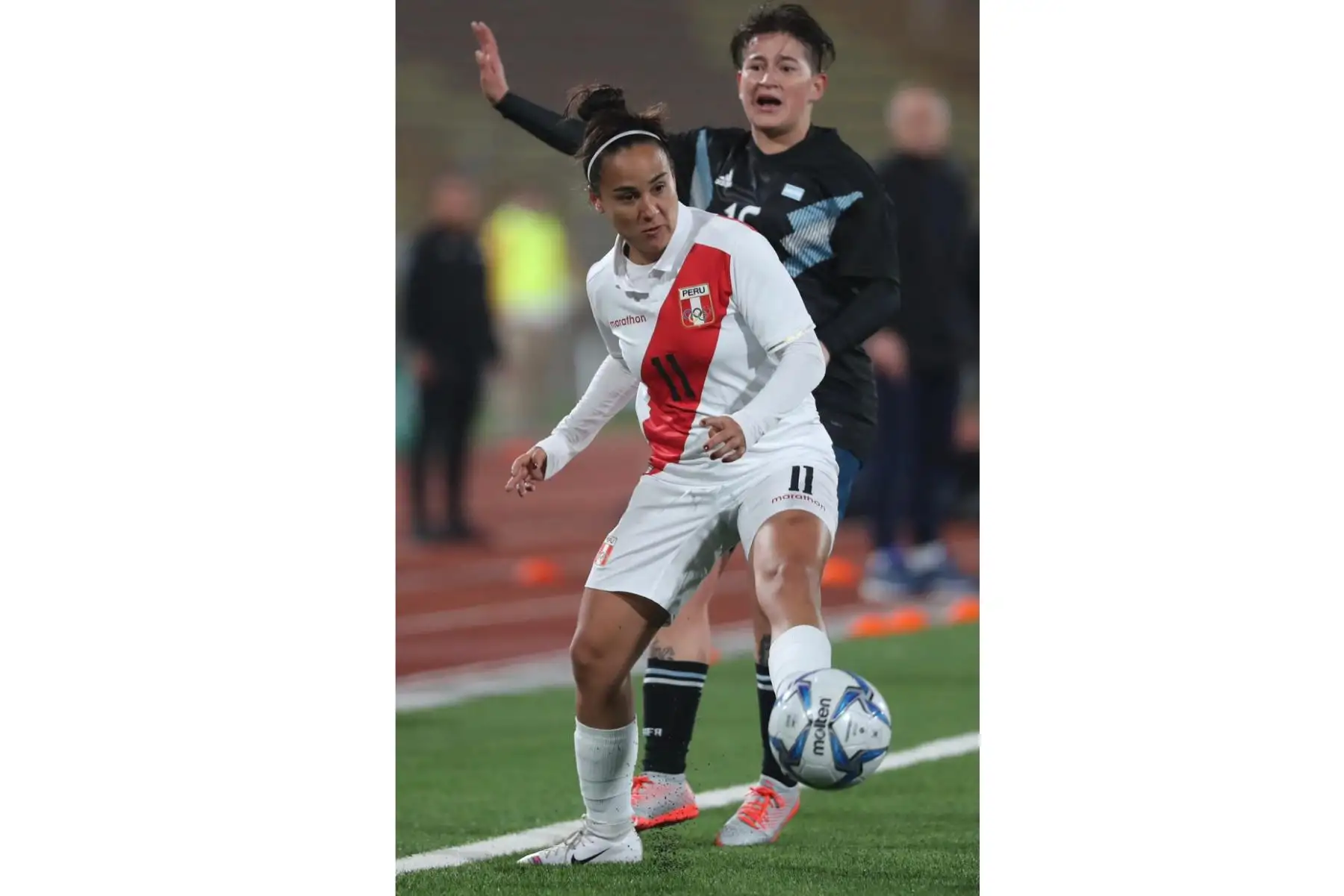 La Selección Femenina de Fútbol Peruano debuta ante Argentina en los Juegos Panamericanos Lima 2019
Foto: FPF