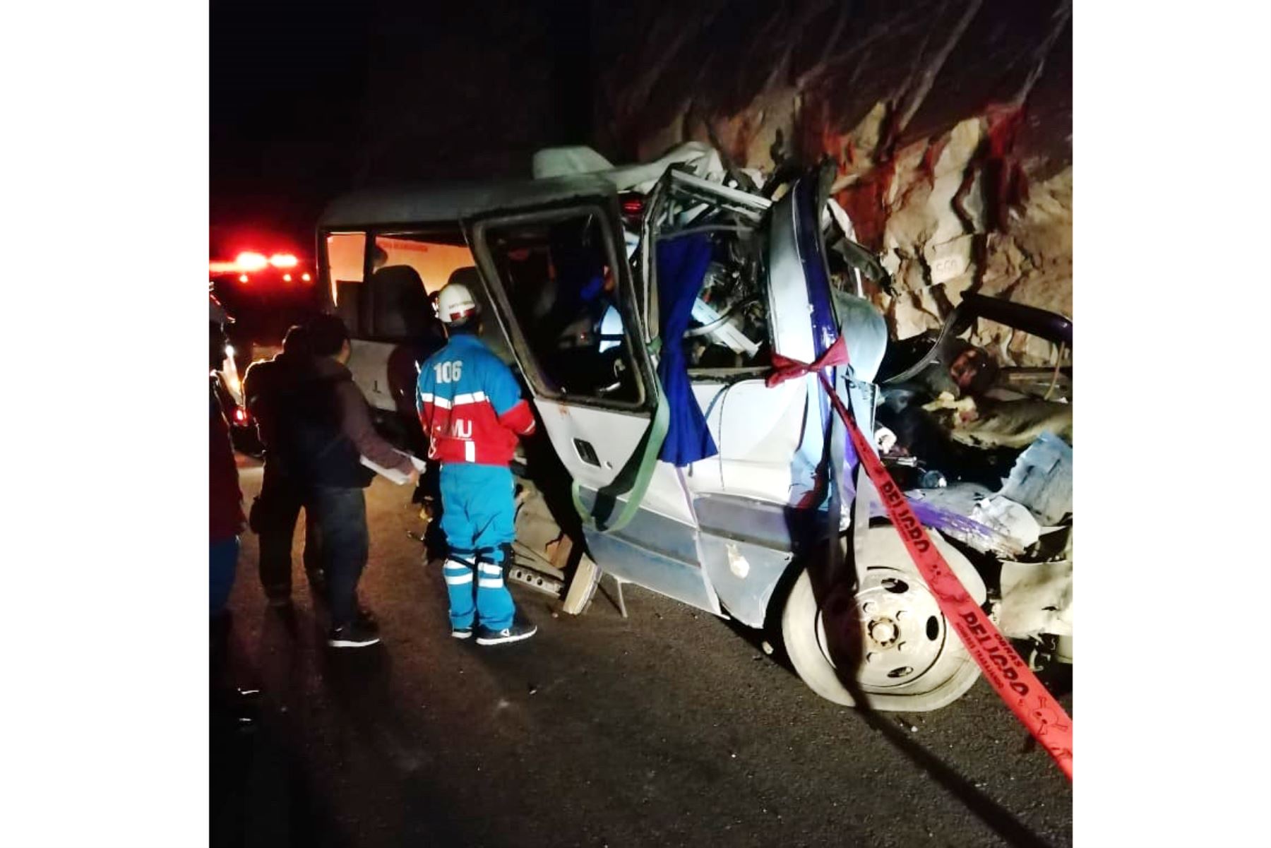 Accidente en el kilómetro 67.2 de la carretera Lima-Canta dejó 19 fallecidos y ocho heridos. Foto: ANDINA/Difusión