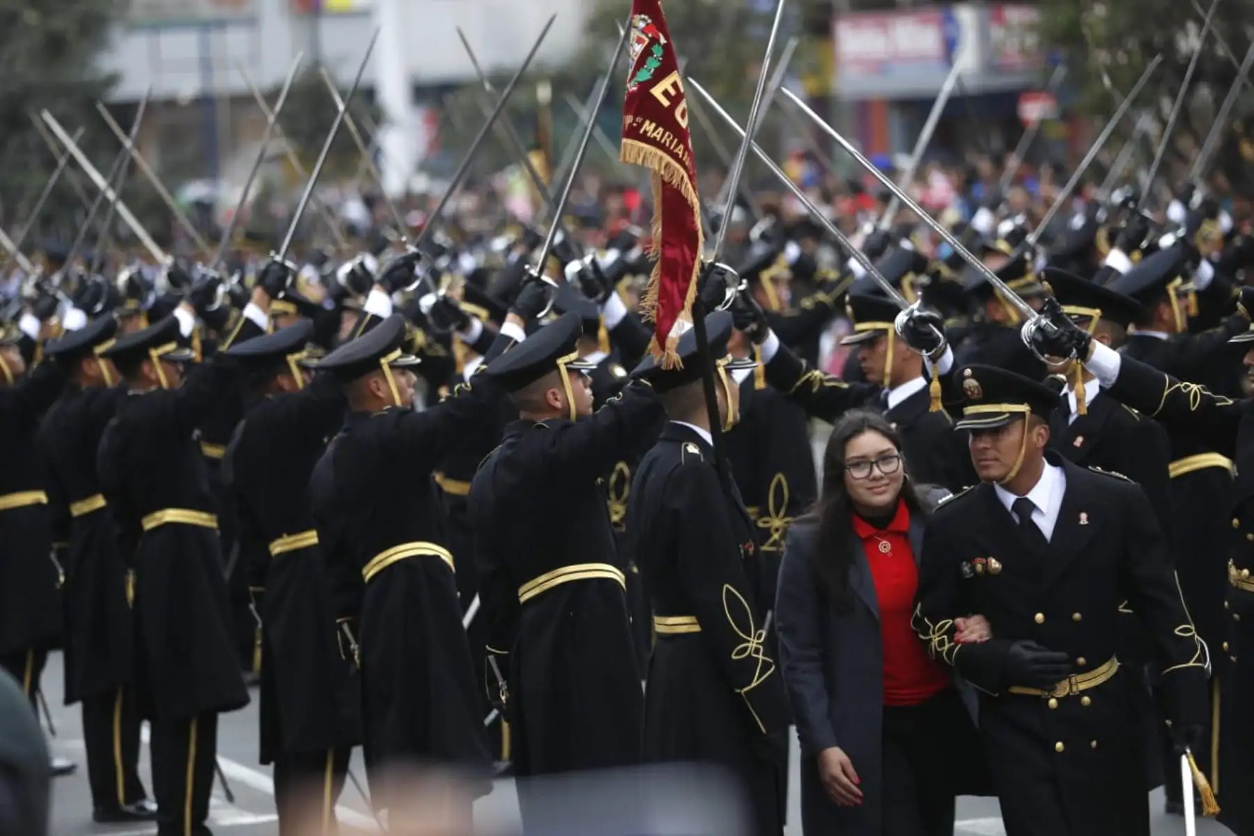El Ejército peruano Impecable Desfile Cívico Militar por Fiestas Patrias.Foto: ANDINA/Prensa Presidencia