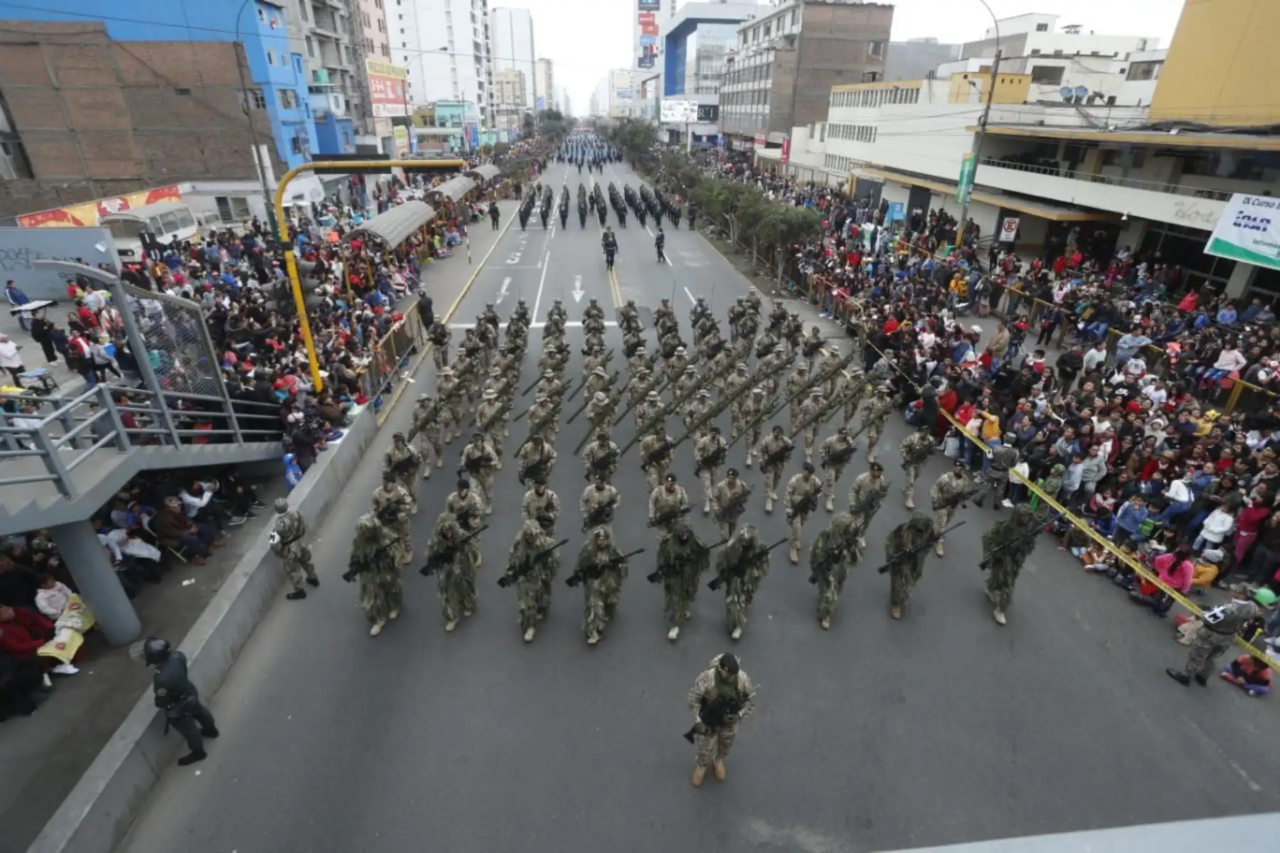 El Ejército peruano Impecable en el Desfile Cívico Militar por Fiestas Patrias.Foto: ANDINA/Prensa Presidencia