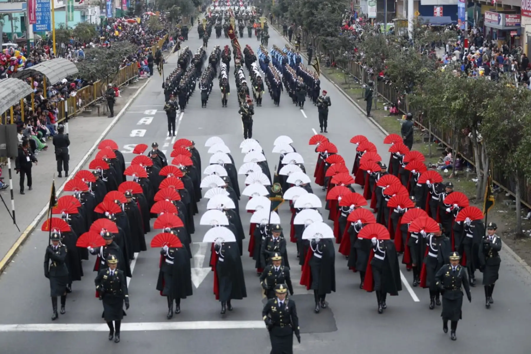 La Policía Nacional Impecable en el Desfile Cívico Militar por Fiestas Patrias.Foto: ANDINA/Prensa Presidencia