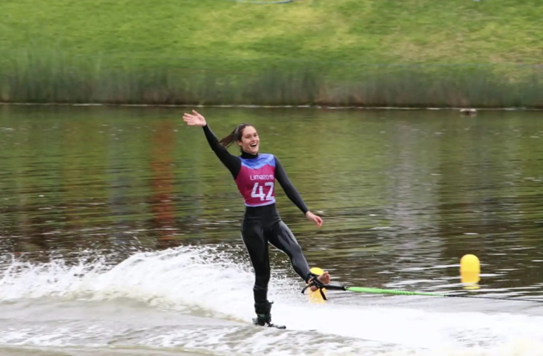 Natalia Cuglievan logra la cuarta medalla de oro para Perú en los Juegos Panamericanos Lima 2019.
Foto: Comité Olímpico Peruano