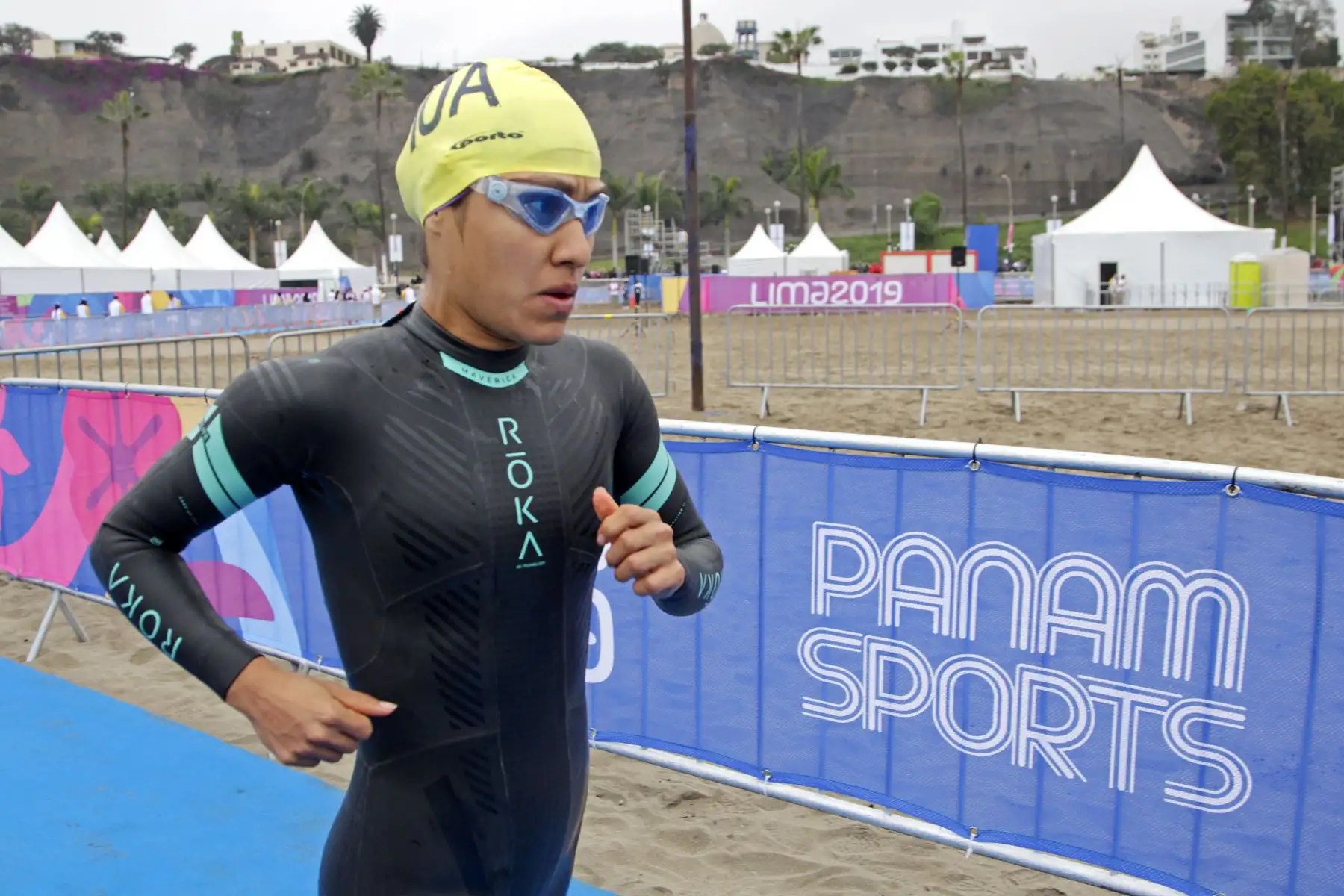 Brasil es campeón en Triatlón por equipos en el Panamericano Lima 2019.
Foto:Lima 2019