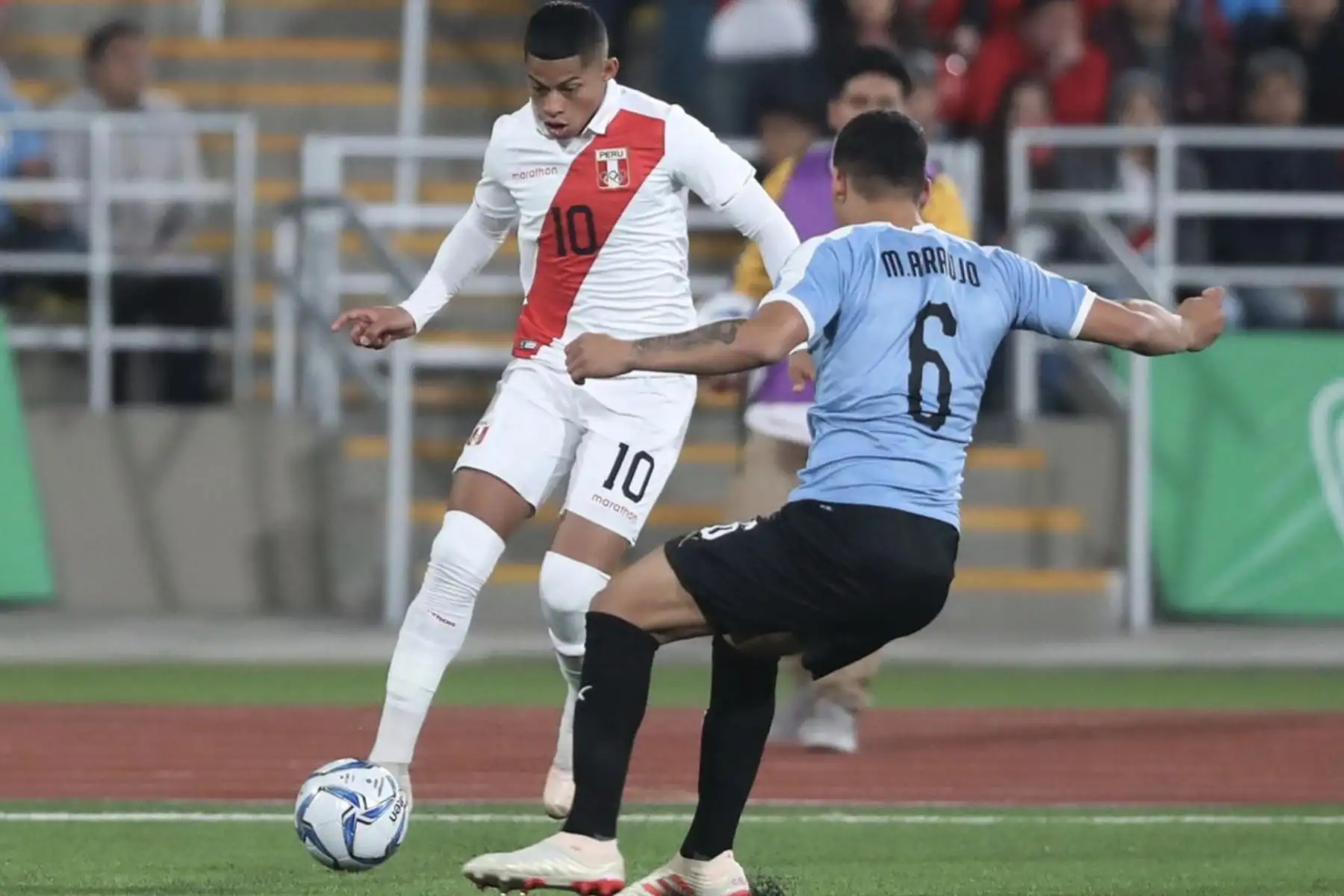 Selección Peruana de Fútbol Sub 23 debuta ante Uruguay por los Panamericanos Lima 2019.
Foto: Twitter Selección Peruana