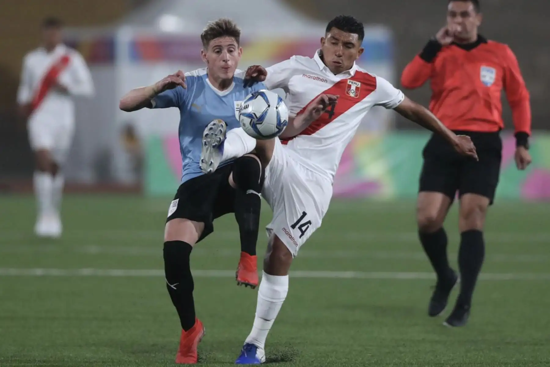 Selección Peruana de Fútbol Sub 23 debuta ante Uruguay por los Panamericanos Lima 2019.
Foto: Twitter Selección Peruana
