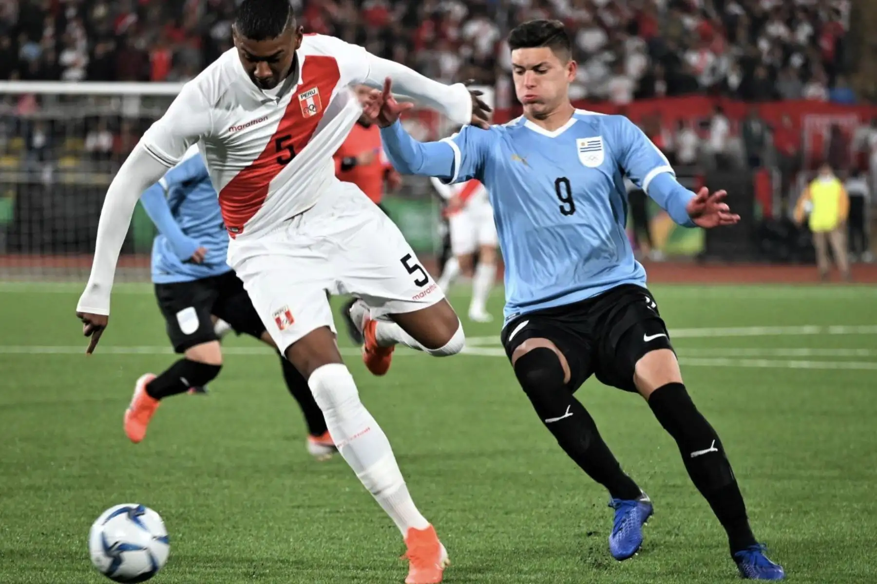 Selección Peruana de Fútbol Sub 23 debuta ante Uruguay por los Panamericanos Lima 2019.
Foto: Twitter Selección Peruana