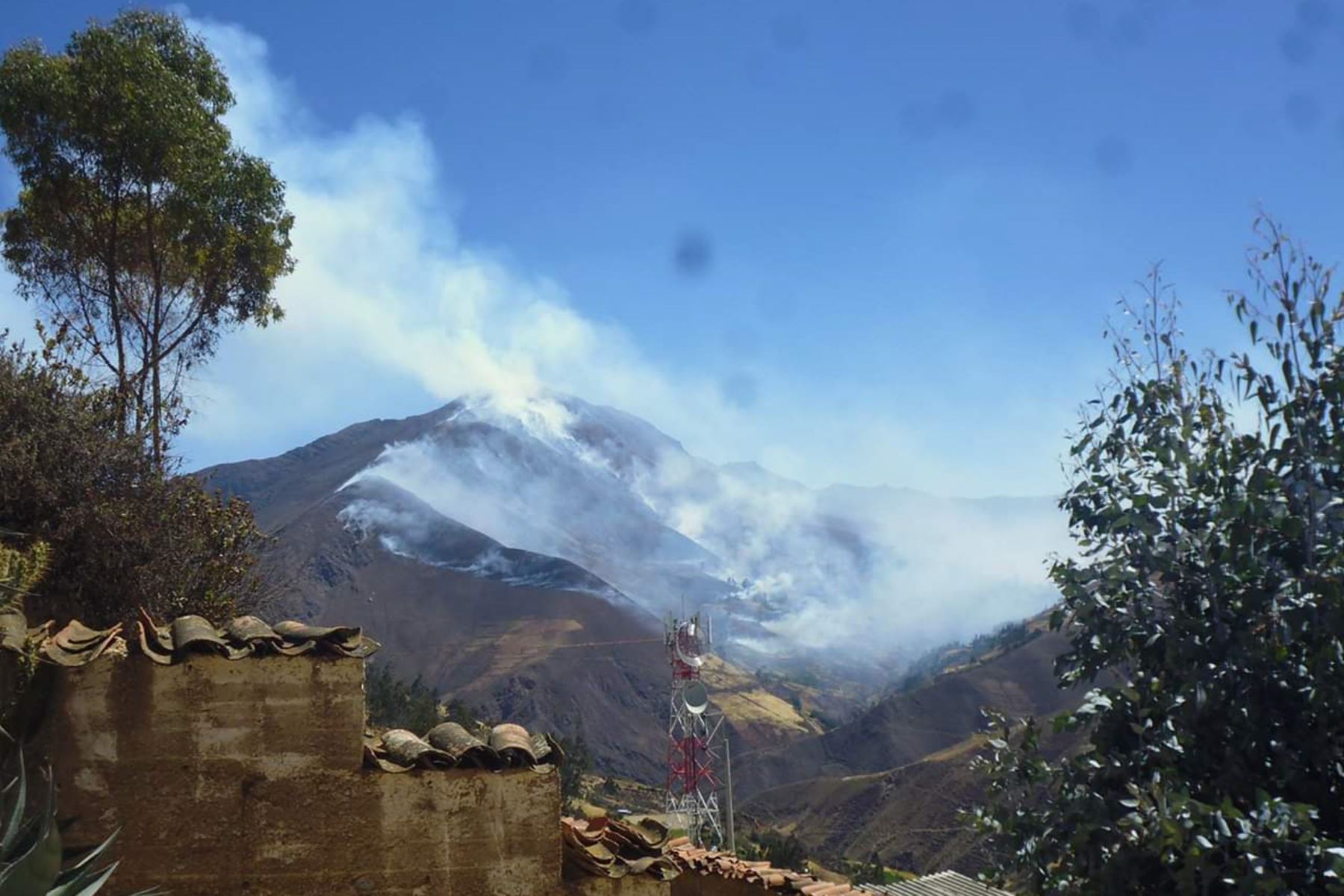 Incendio forestal se desató en el caserío de Llactun, en la provincia de Aija, reportó el Centro de Operaciones de Emergencia Regional de Áncash.