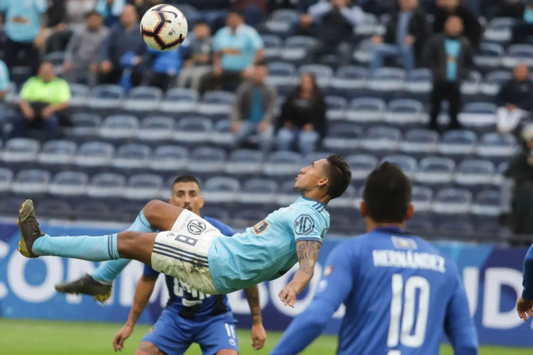 Christofer Gonzales, Sporting Cristal vs Zulia FC, Juegan partido por La Copa Sudamericana 2019, en el estadio Alejandro Villanueva.
Foto: ANDINA/Jorge Tello
