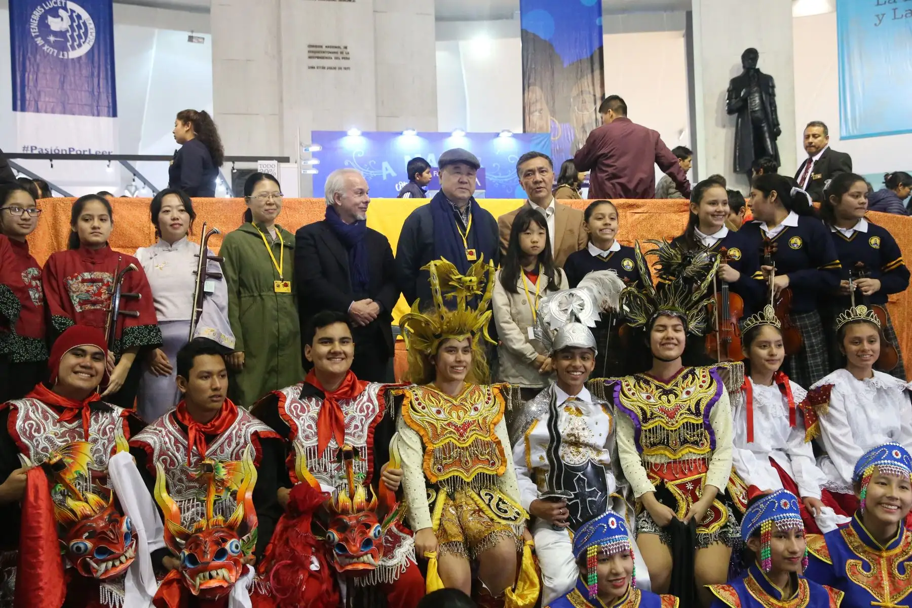 El premio Nobel de Literatura 2012, el escritor chino Mo Yan visita la  24 edición de la  Feria Internacional del Libro de Lima.
Foto: ANDINA/Eddy Ramos