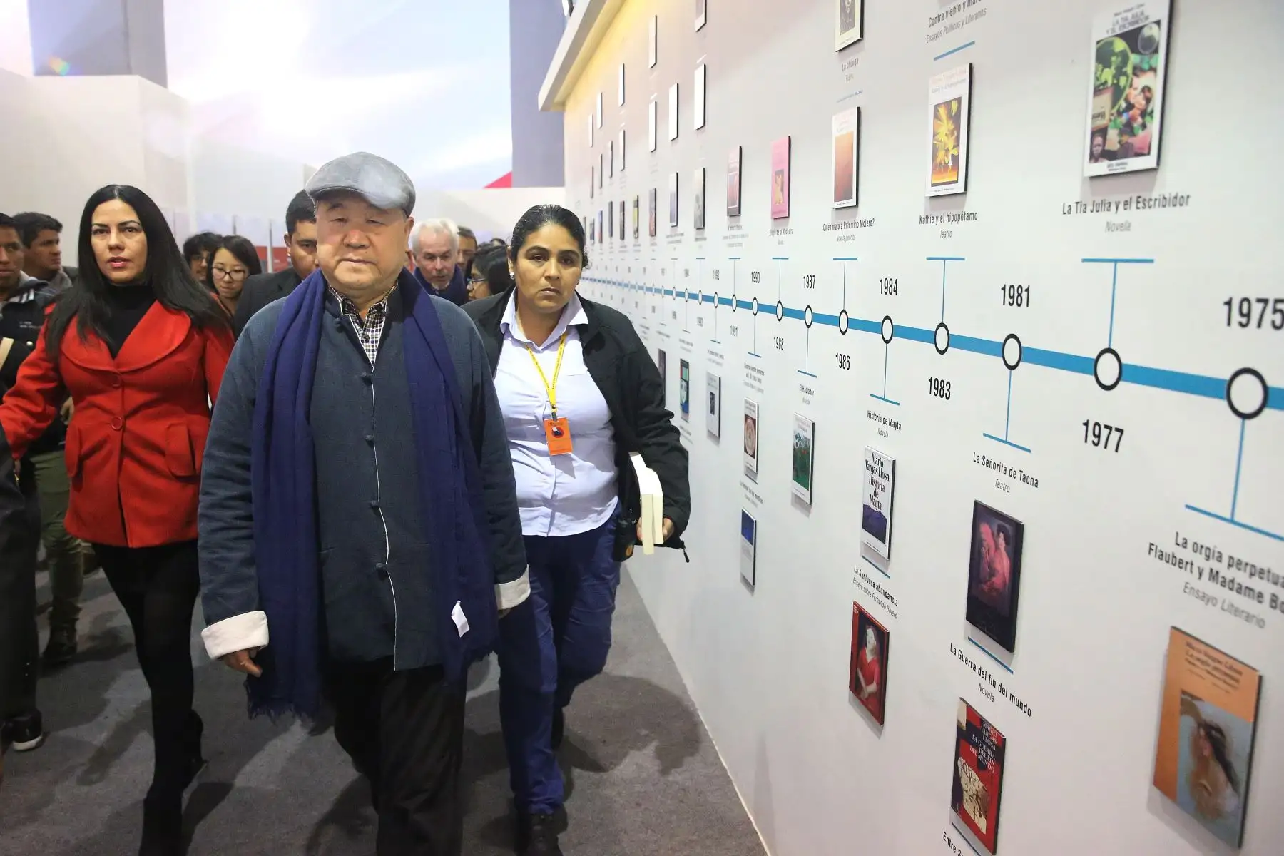 El premio Nobel de Literatura 2012, el escritor chino Mo Yan visita la  24 edición de la  Feria Internacional del Libro de Lima.
Foto: ANDINA/Eddy Ramos