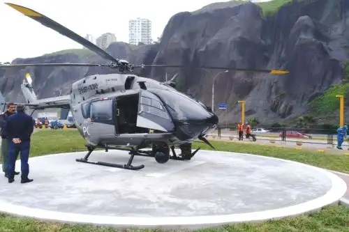 Lima 2019: Miraflores inauguró su primer helipuerto municipal en la Costa Verde. Foto: ANDINA/Difusión.