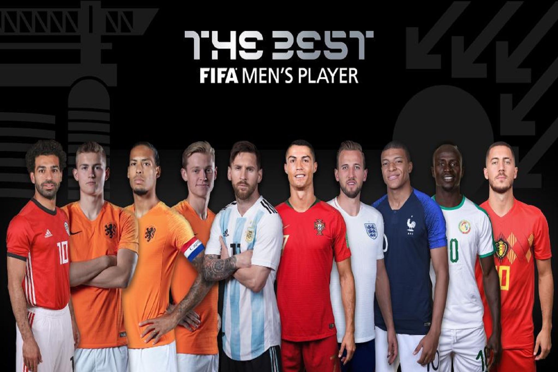 Messi y Cristiano Ronaldo en la lista de nominados al Premio The Best 2019. Foto: FIFA