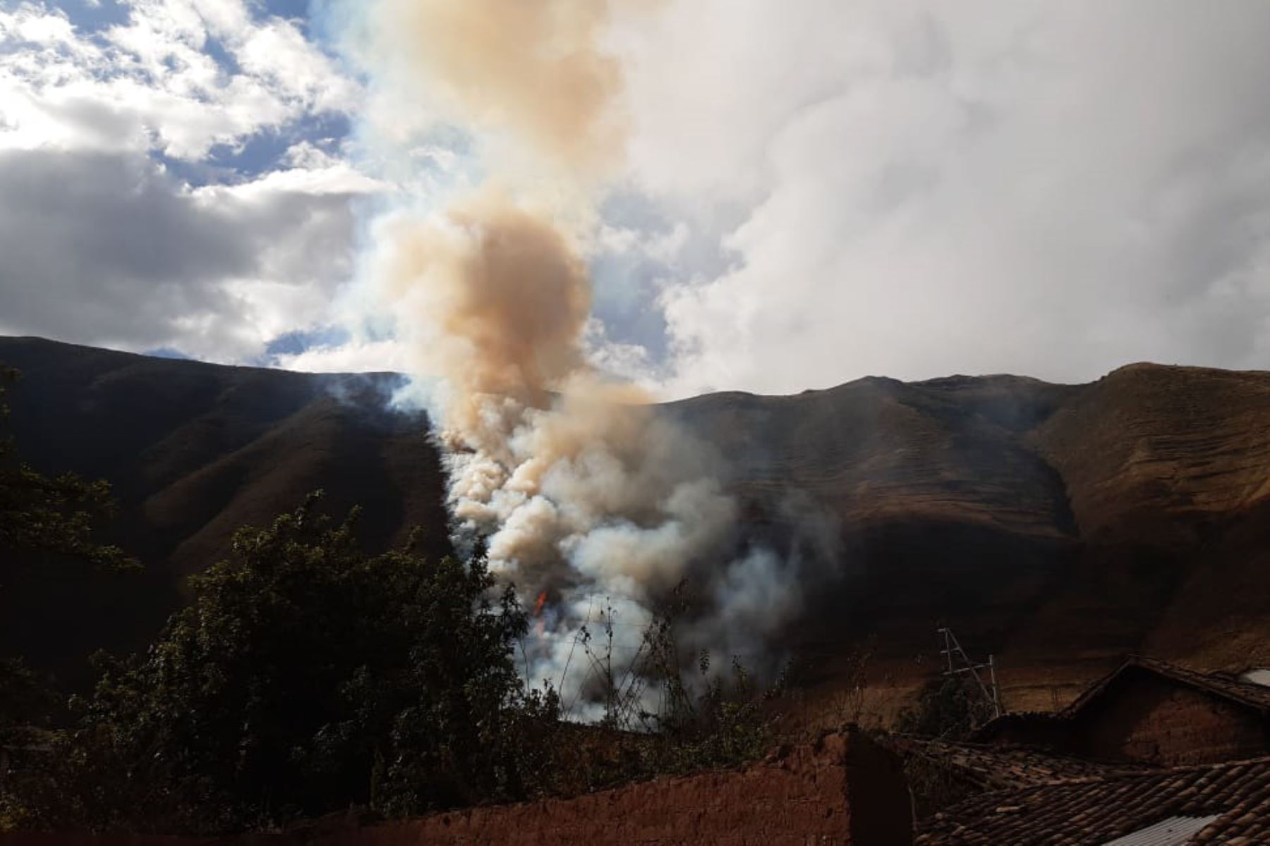 Ya suman 35 los incendios forestales registrados en la región Cusco. ANDINA/Difusión