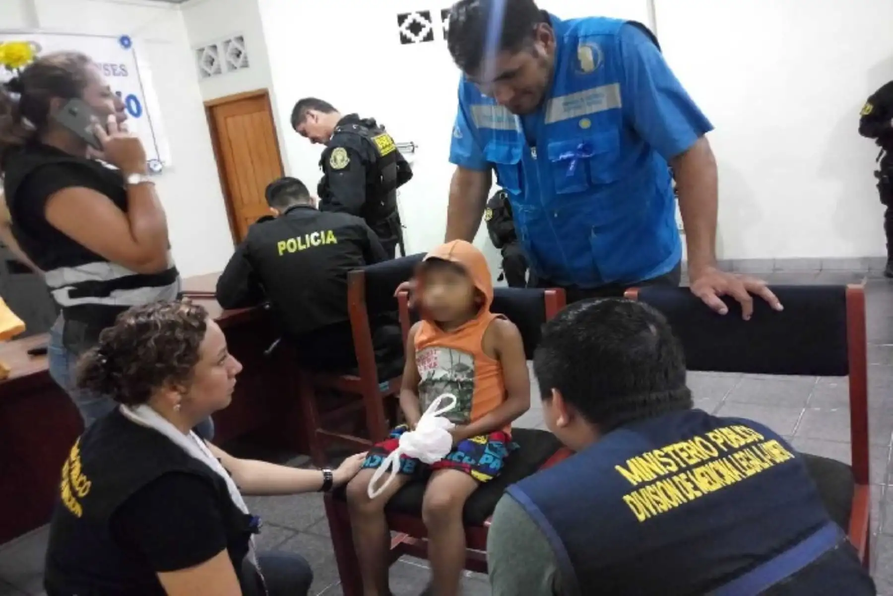 Cerca de 13 menores fueron intervenidas durante el operativo 