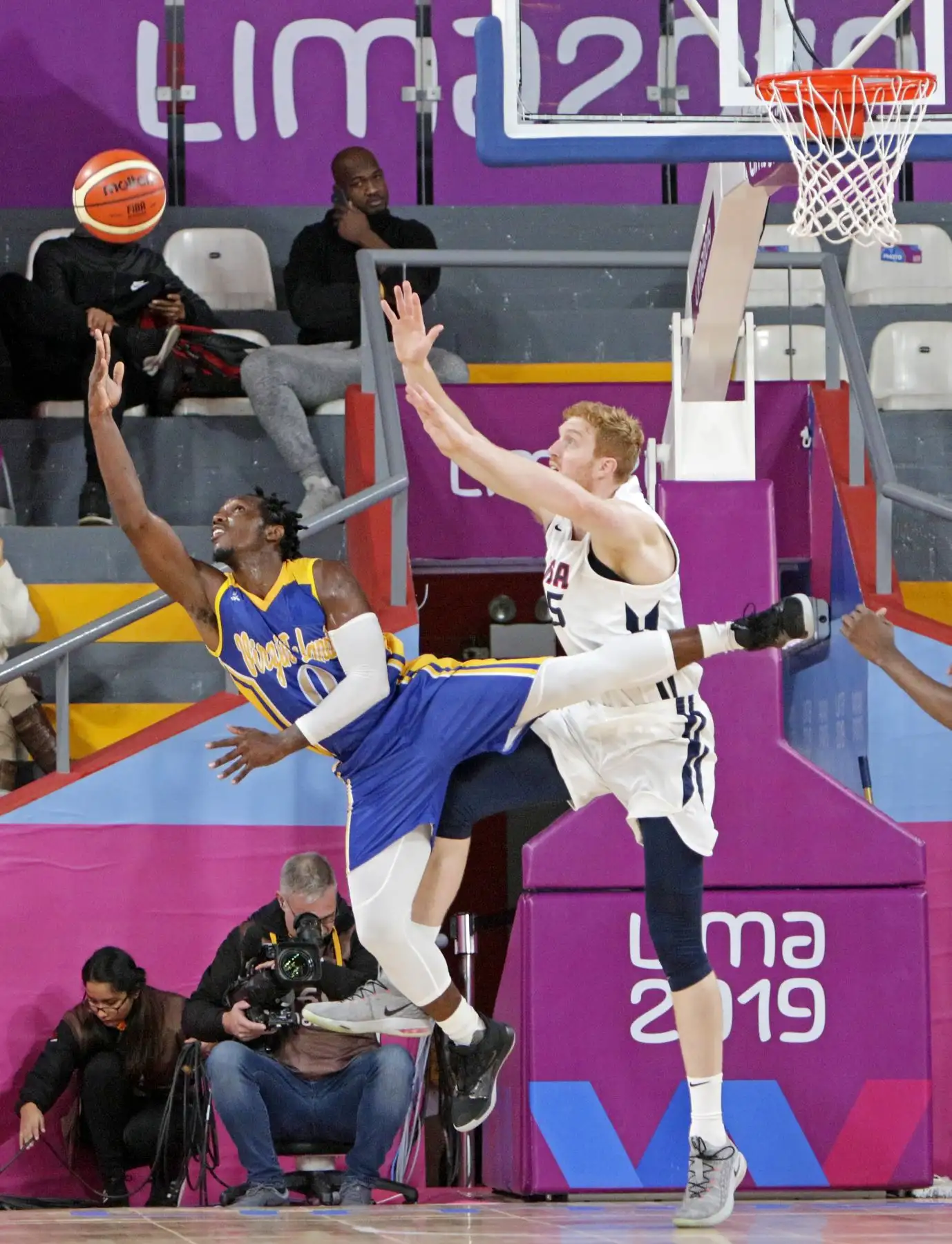 El Baloncesto inició con un triunfo de Estados Unidos sobre Islas Vírgenes. Foto: ANDINA/ Lima 2019
