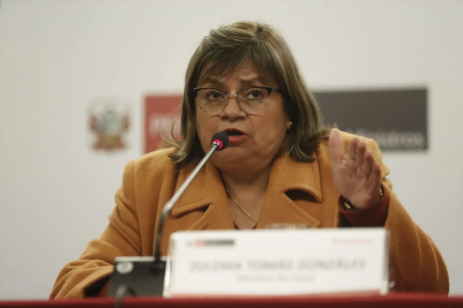 Ministra de Salud, Zulema Tómas. Foto: ANDINA/Josue Ramos