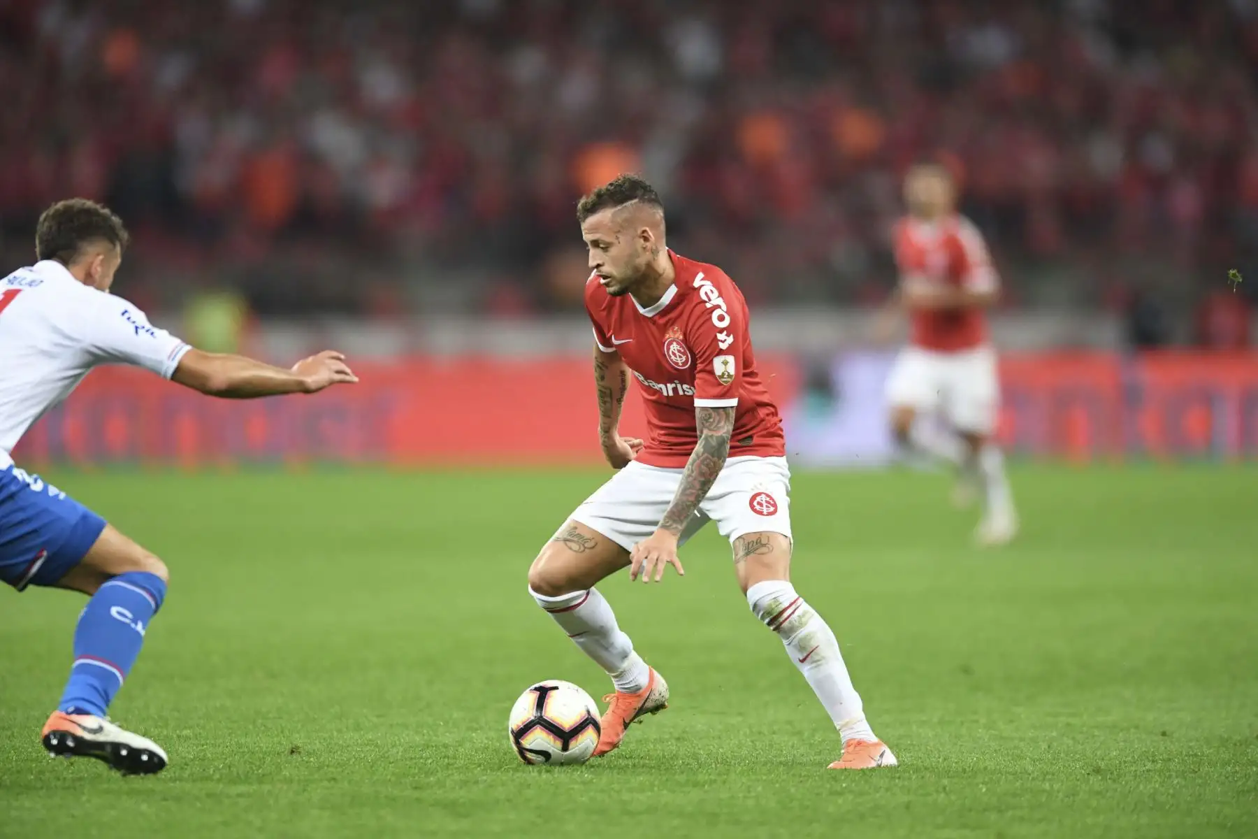 Internacional de Brasil se enfrenta a Nacional de Uruguay por la Copa Libertadores 
Foto: Difusión Internacional