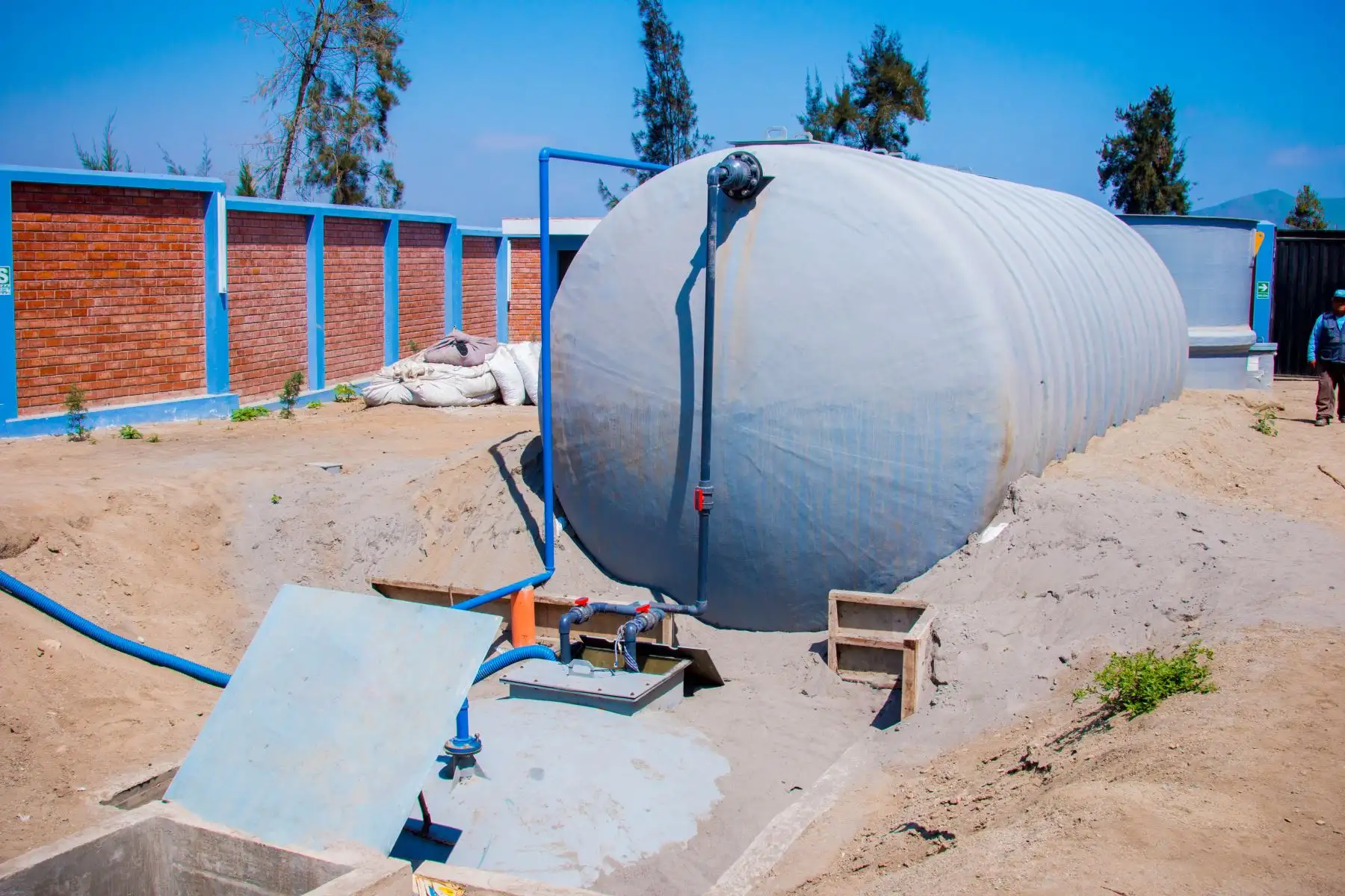 Este mes entra en funcionamiento la planta de tratamiento de aguas residuales en distrito de Pativilca, región Lima. ANDINA/Difusión