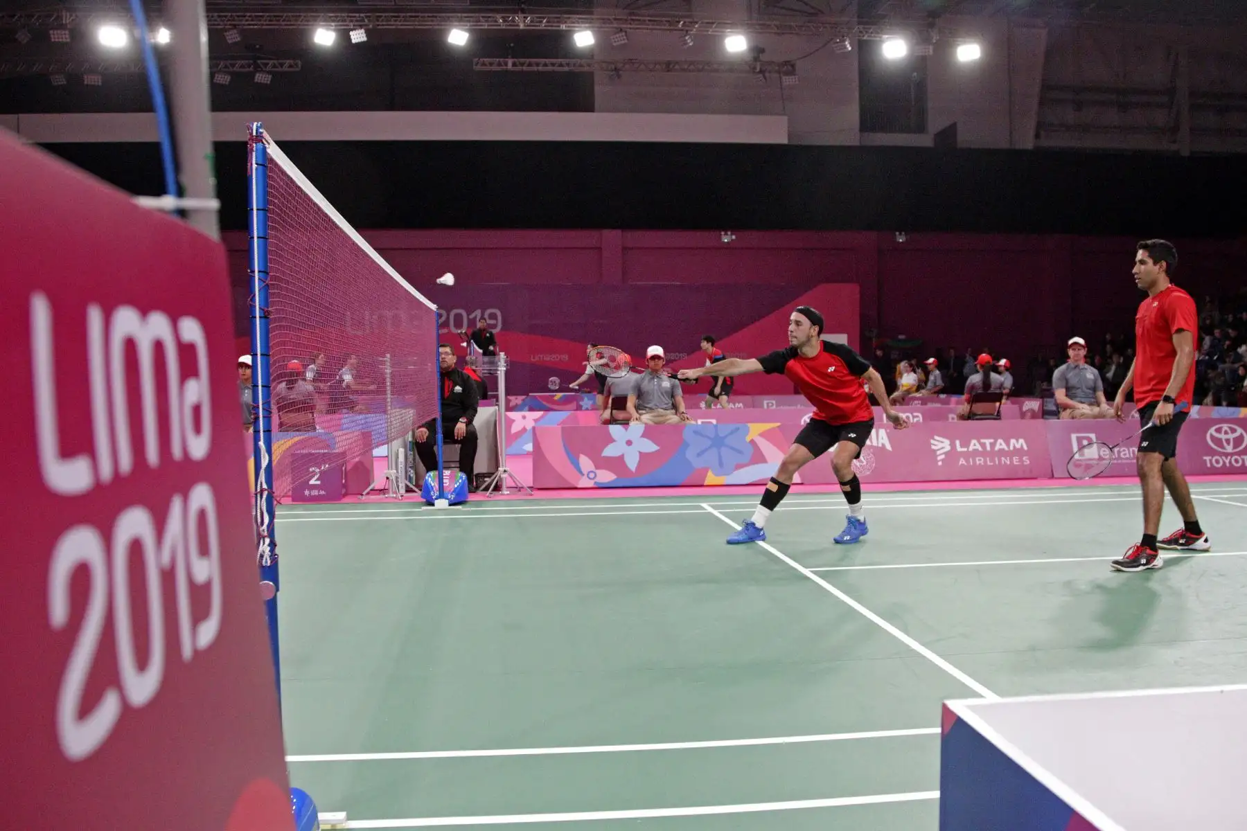 Perú participó en dobles de Badminton femenino y masculino. Foto: ANDINA/ Lima 2019
