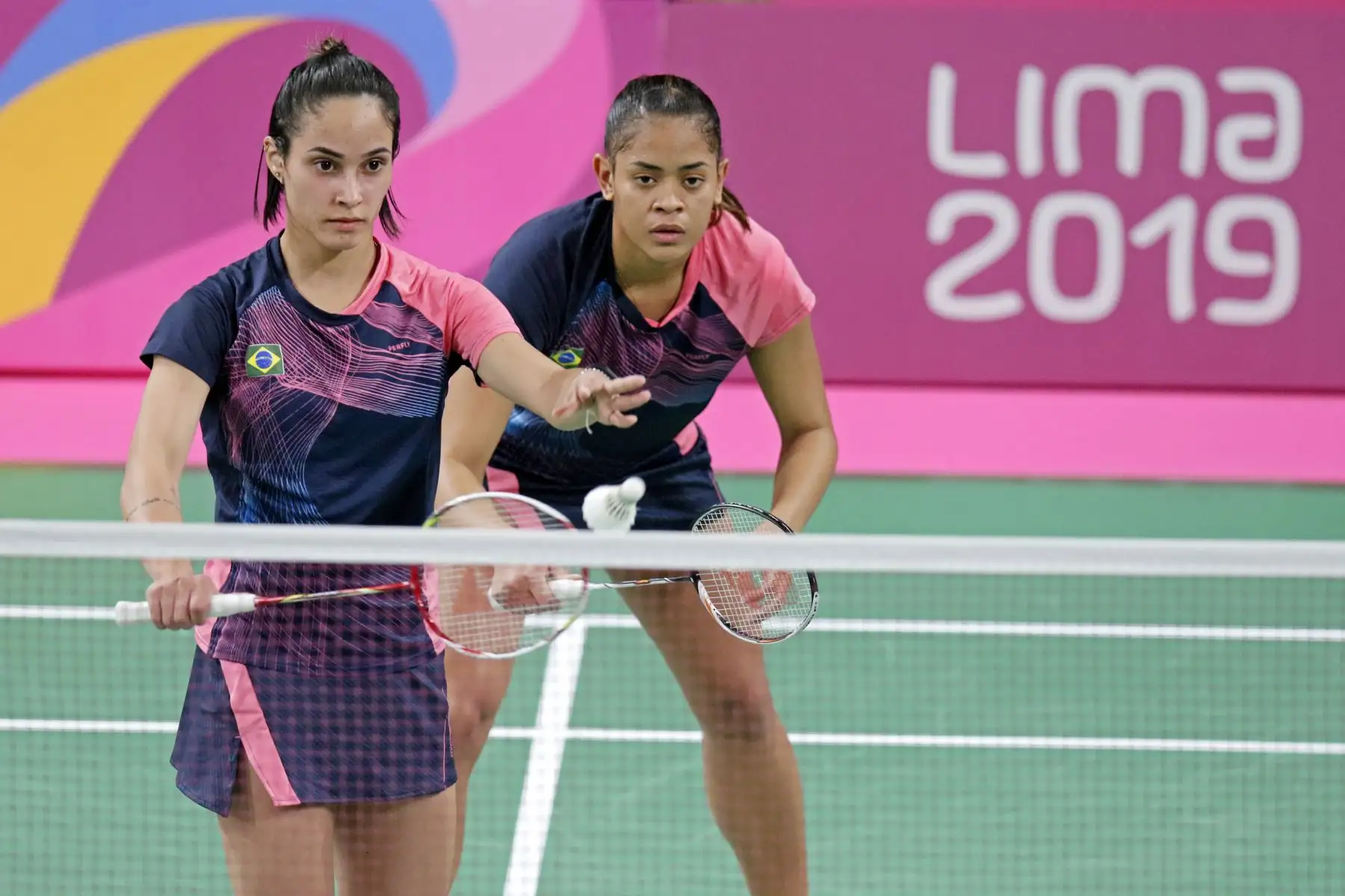 Perú participó en dobles de Badminton femenino y masculino. Foto: ANDINA/ Lima 2019