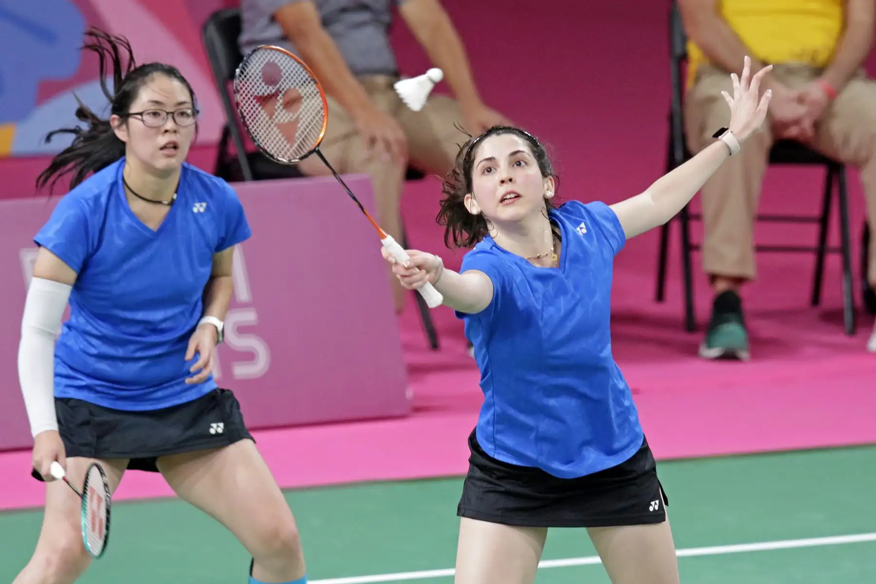 Perú participó en dobles de Badminton femenino y masculino. Foto: ANDINA/ Lima 2019