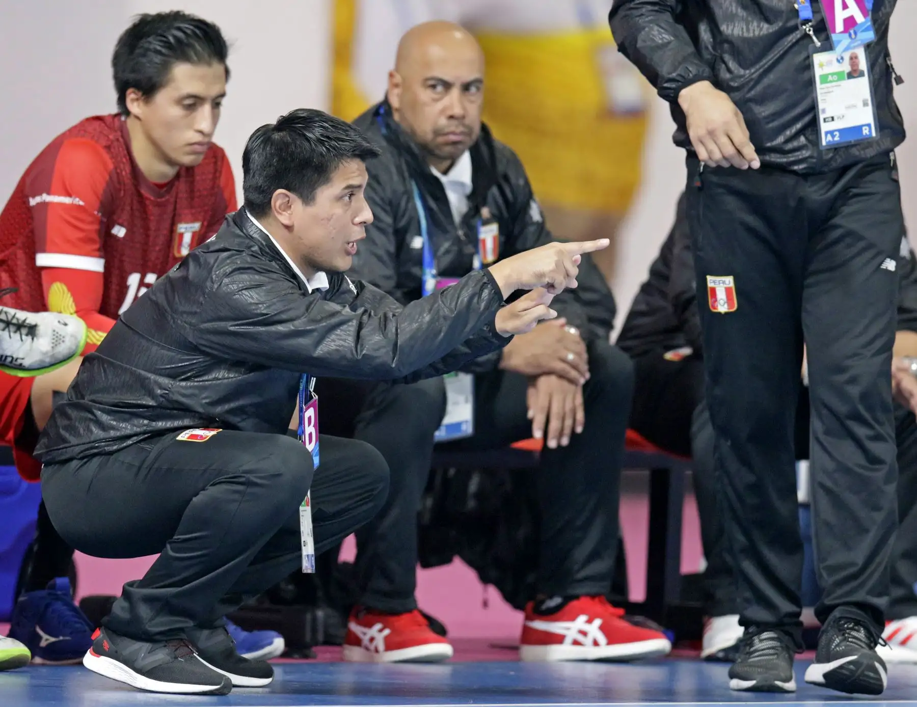 Perú enfrentó a Puerto Rico en la disciplina de balonmano en el Polideportivo 1 de la Videna. Foto: ANDINA/ Lima 2019