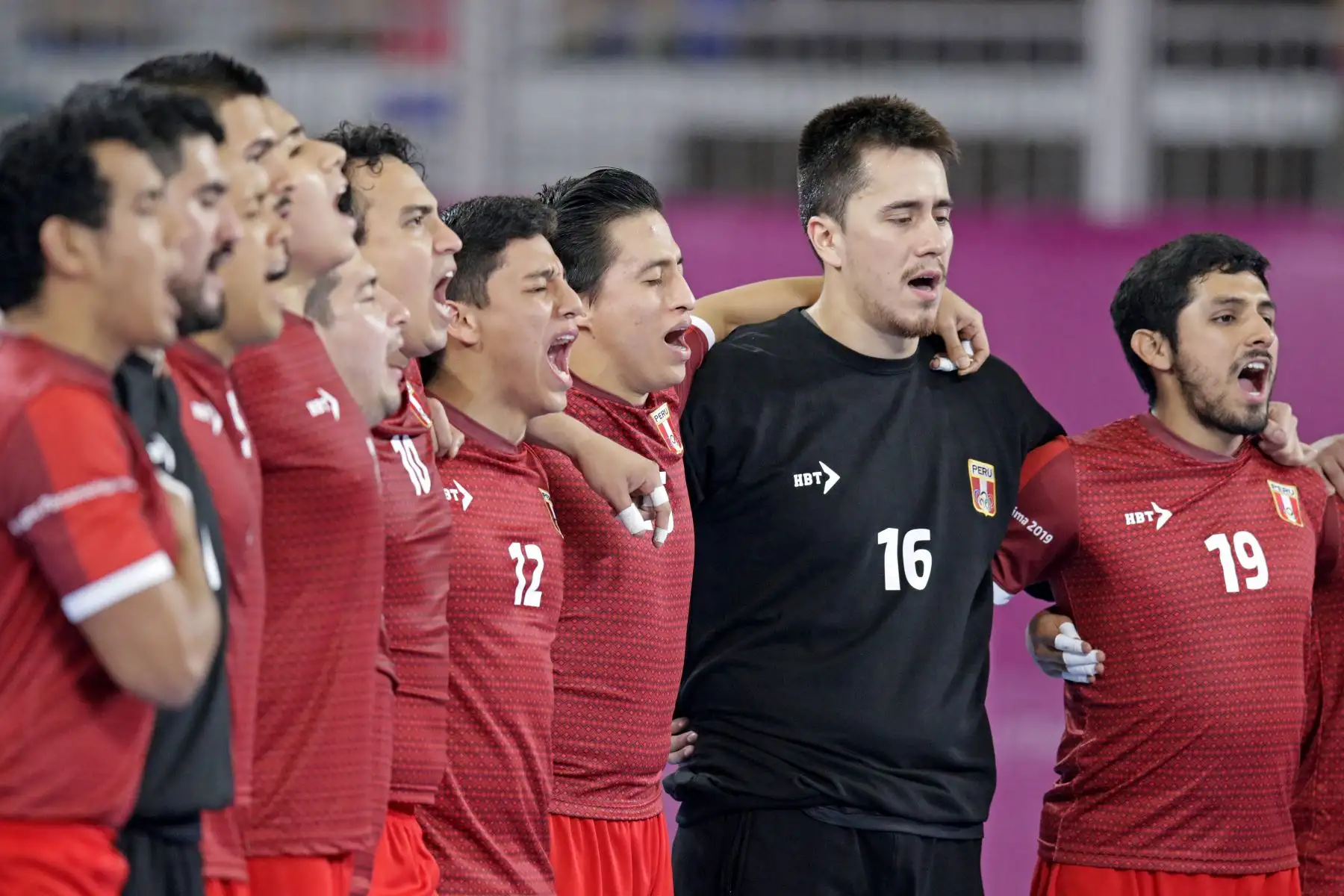 Perú enfrentó a Puerto Rico en la disciplina de balonmano en el Polideportivo 1 de la Videna. Foto: ANDINA/ Lima 2019