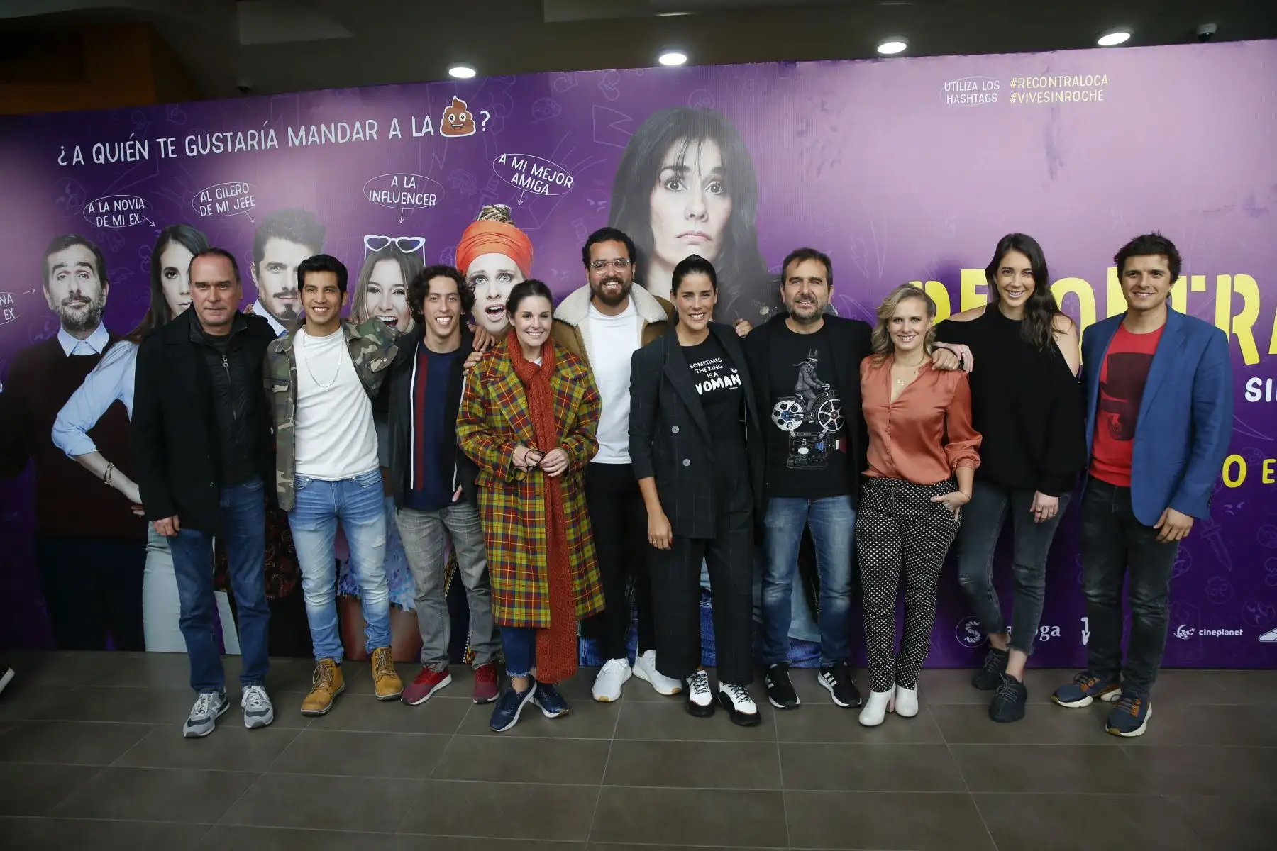 Elenco completo de película "Recontra Loca" que se estrena el próximo 08 de agosto. Foto: ANDINA/Renato Pajuelo