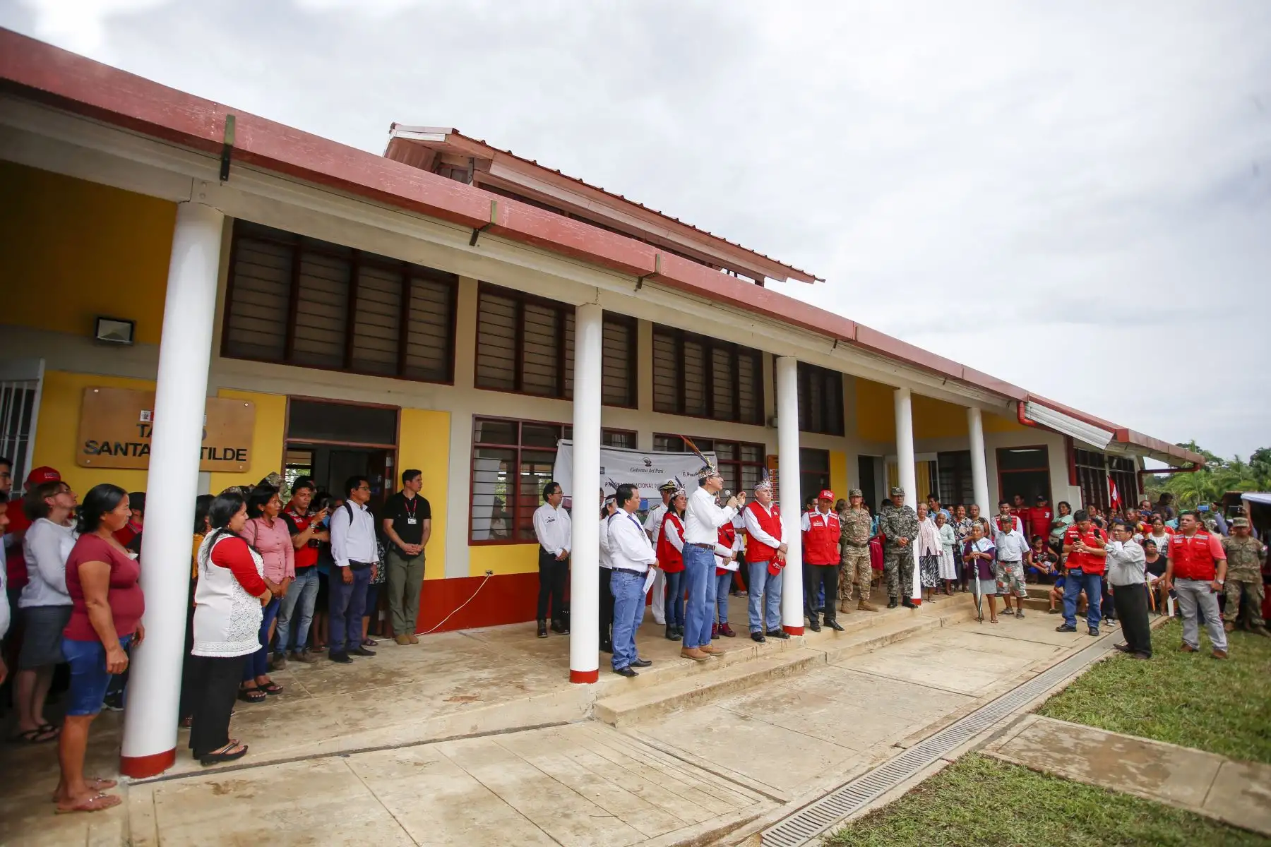 Presidente Martín Vizcarra preside la inauguración de la infraestructura y servicios del Tambo Santa Clotilde.
Foto: ANDINA/Prensa Presidencia