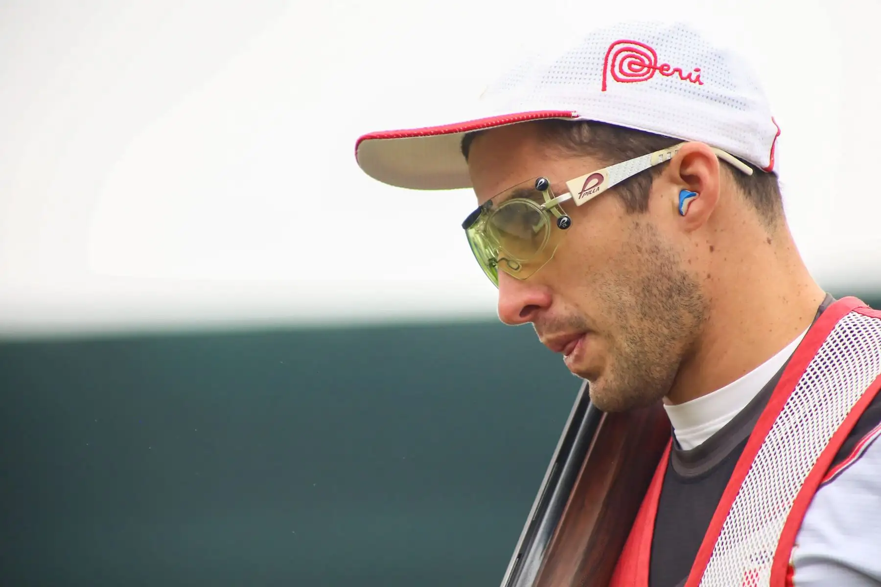 Nicolás Pacheco tirador peruano de tiro, participo en Skeet en el Polígono de Las Palmas.Foto.ANDINA/Lima 2019