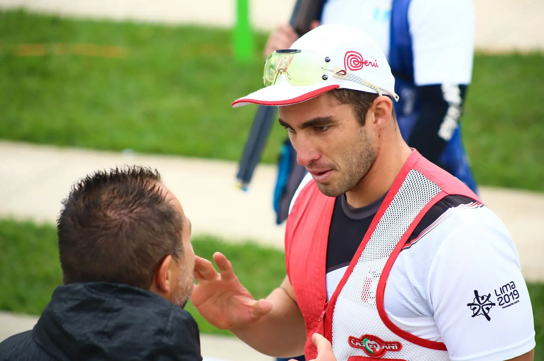 Nicolás Pacheco tirador peruano de tiro, participo en Skeet en el Polígono de Las Palmas.Foto.ANDINA/Lima 2019