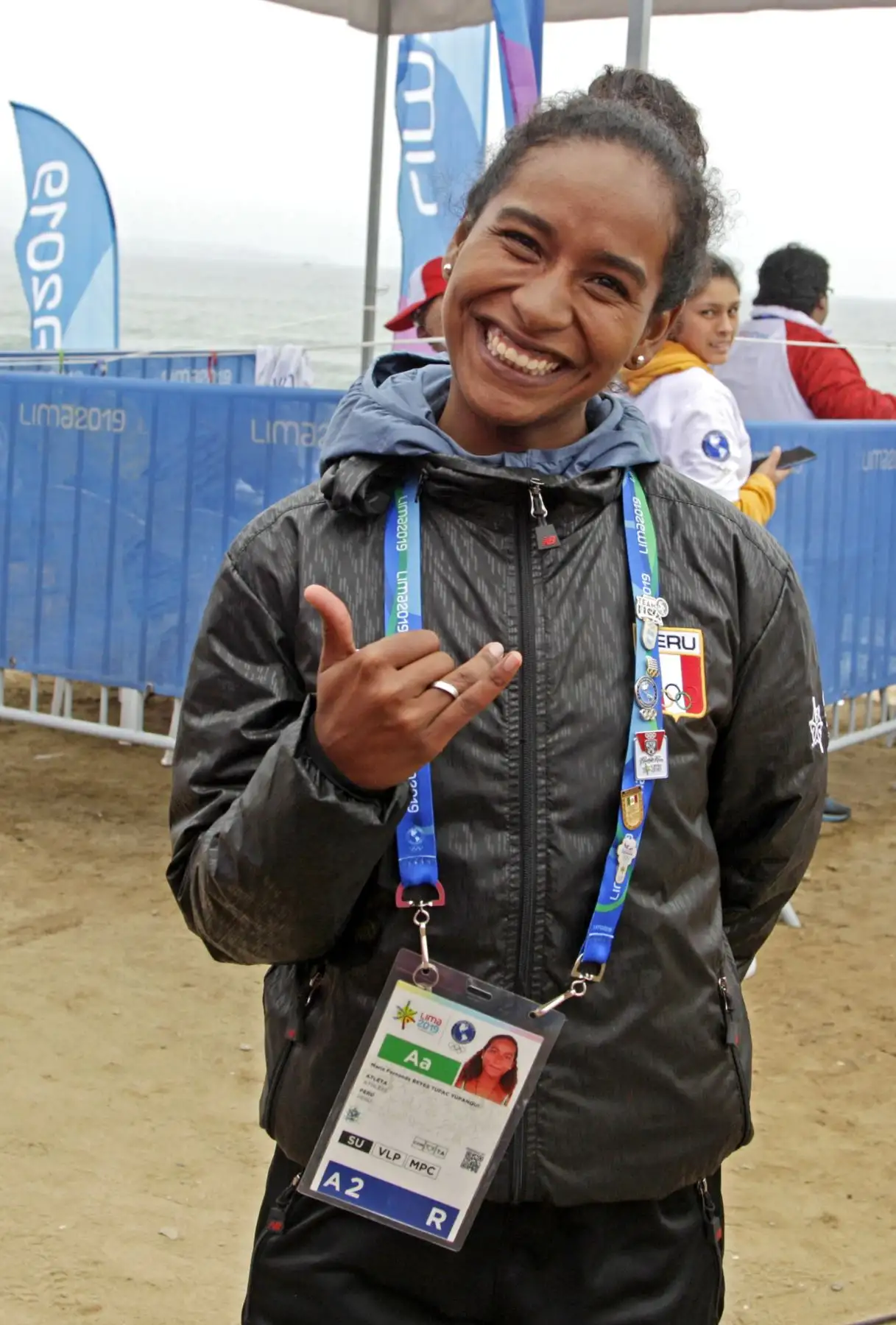 Surfista Mafer Reyes sigue brillando y asegura la medalla 14 en los Juegos Panamericanos Lima 2019.
Foto: Lima 2019