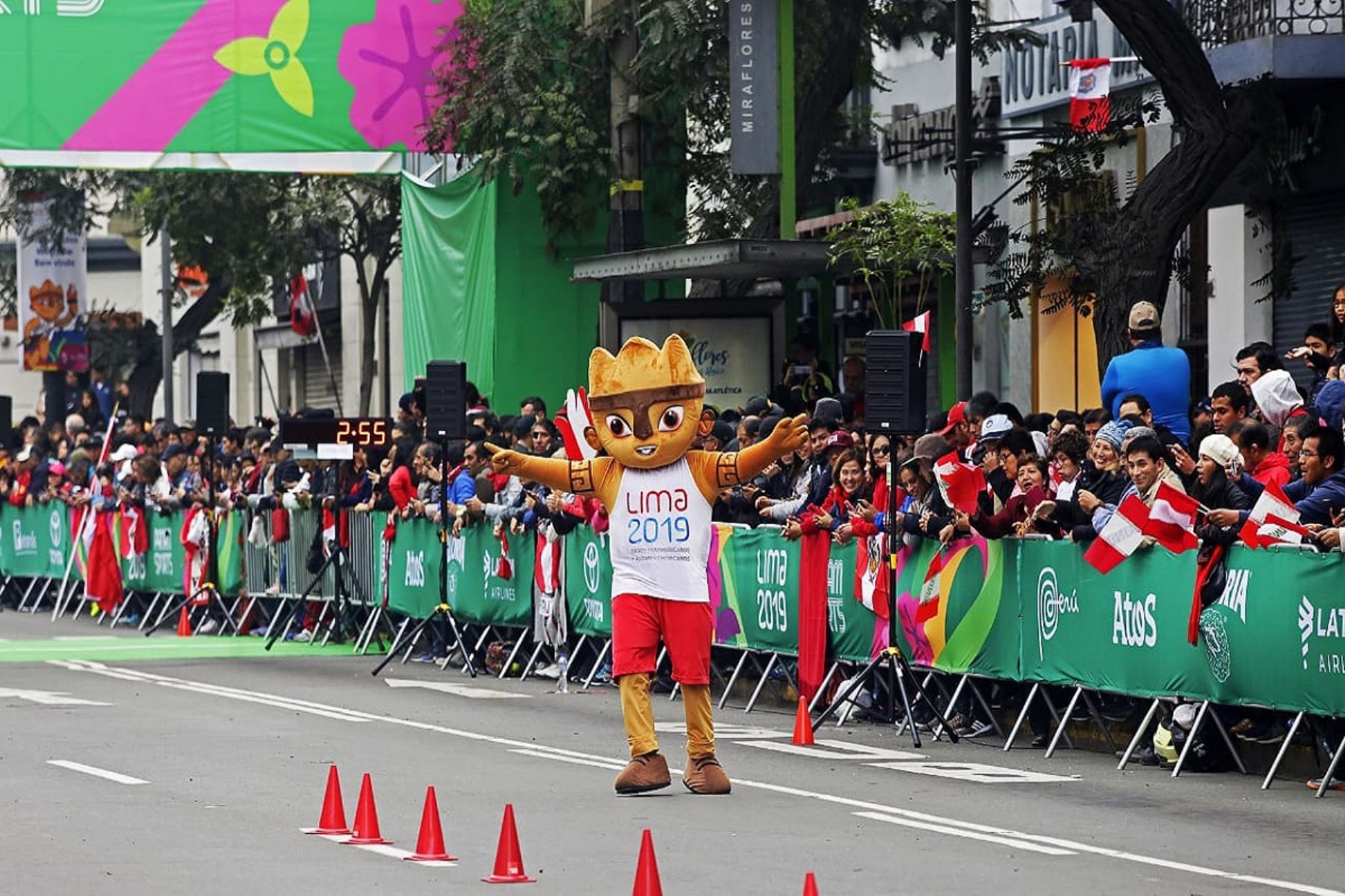 La marcha atlética se iniciará en Miraflores.