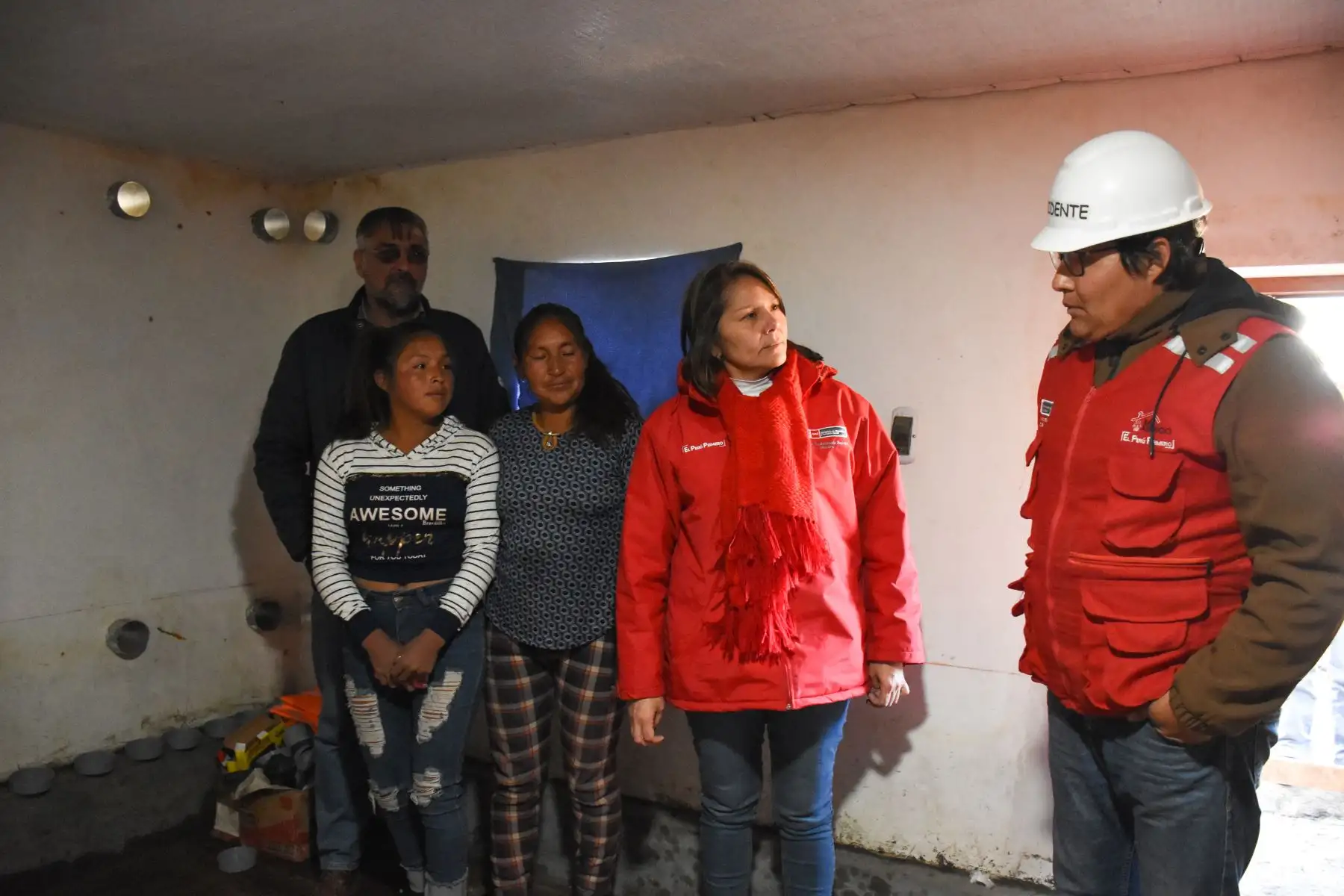 Ministra Paola Bustamante visitó las viviendas térmicas acondicionadas en diferentes regiones del país, dentro del Plan Multisectorial ante Heladas y Friaje 2019 - 2021.Foto: ANDINA/MIDIS