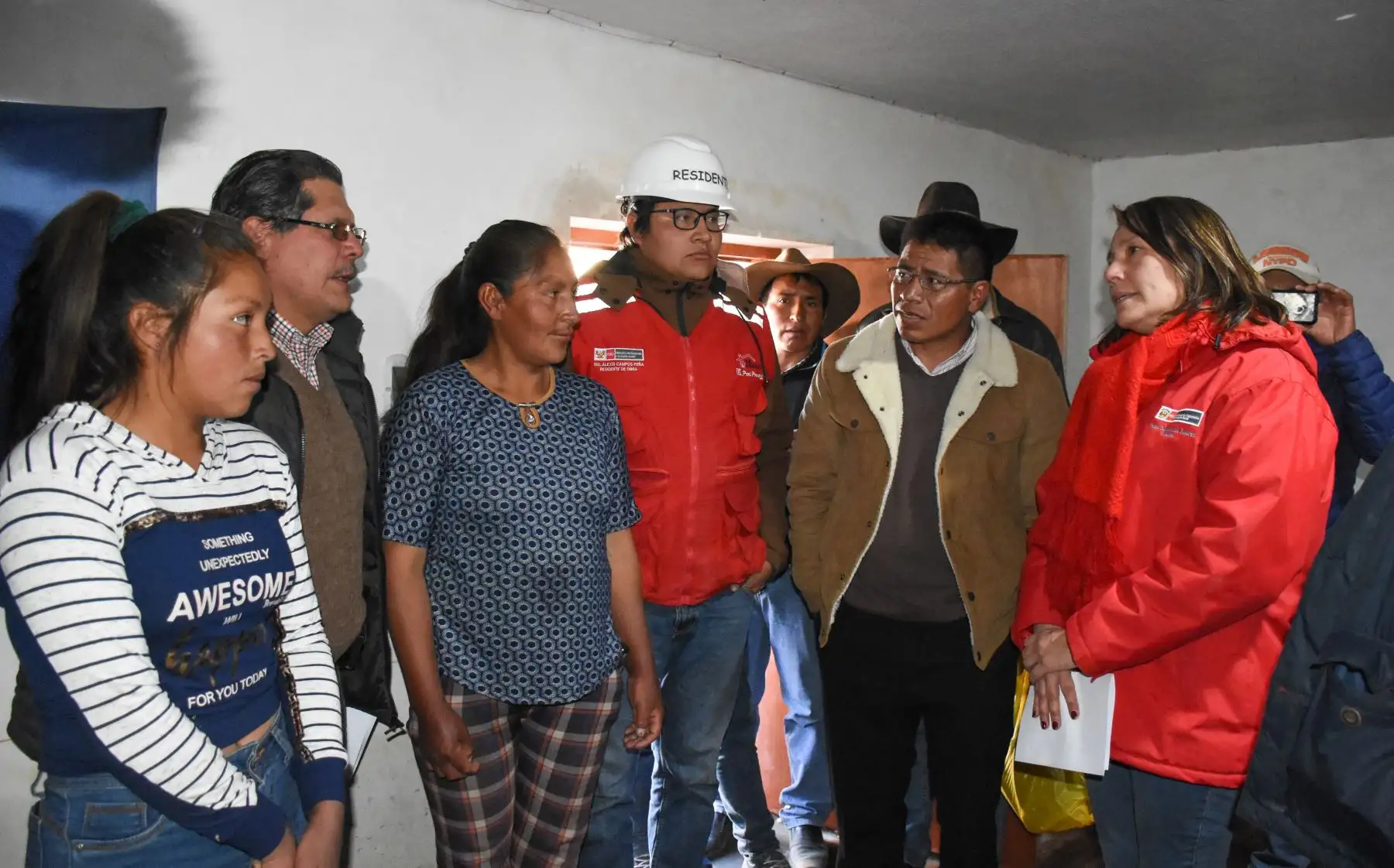 Ministra Paola Bustamante visitó las viviendas térmicas acondicionadas en diferentes regiones del país, dentro del Plan Multisectorial ante Heladas y Friaje 2019 - 2021.Foto: ANDINA/MIDIS