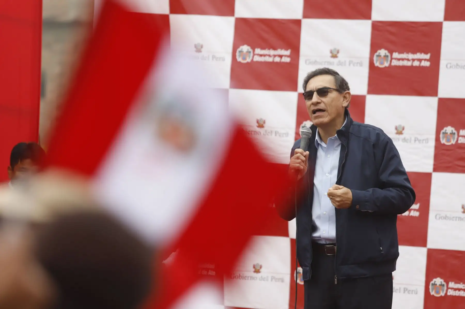 Presidente Martín Vizcarra inaugura infraestructura vial en la avenida Esperanza en Ate Vitarte.
Foto: ANDINA/Prensa Presidencia
